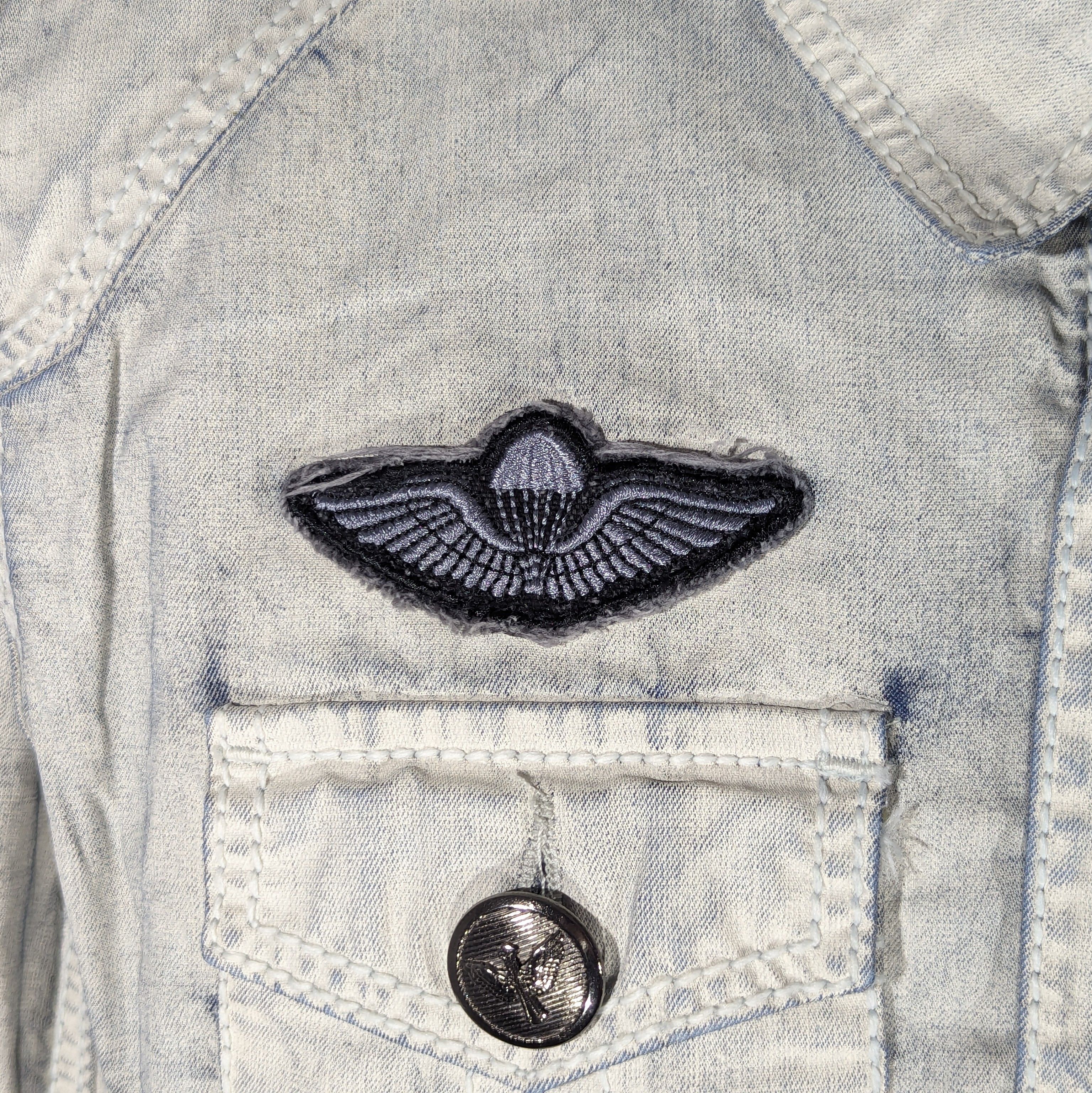 Other Roberto Geissini Monaco Denim Jacket With Crosses Very Rare Size US M / EU 48-50 / 2 - 6 Thumbnail