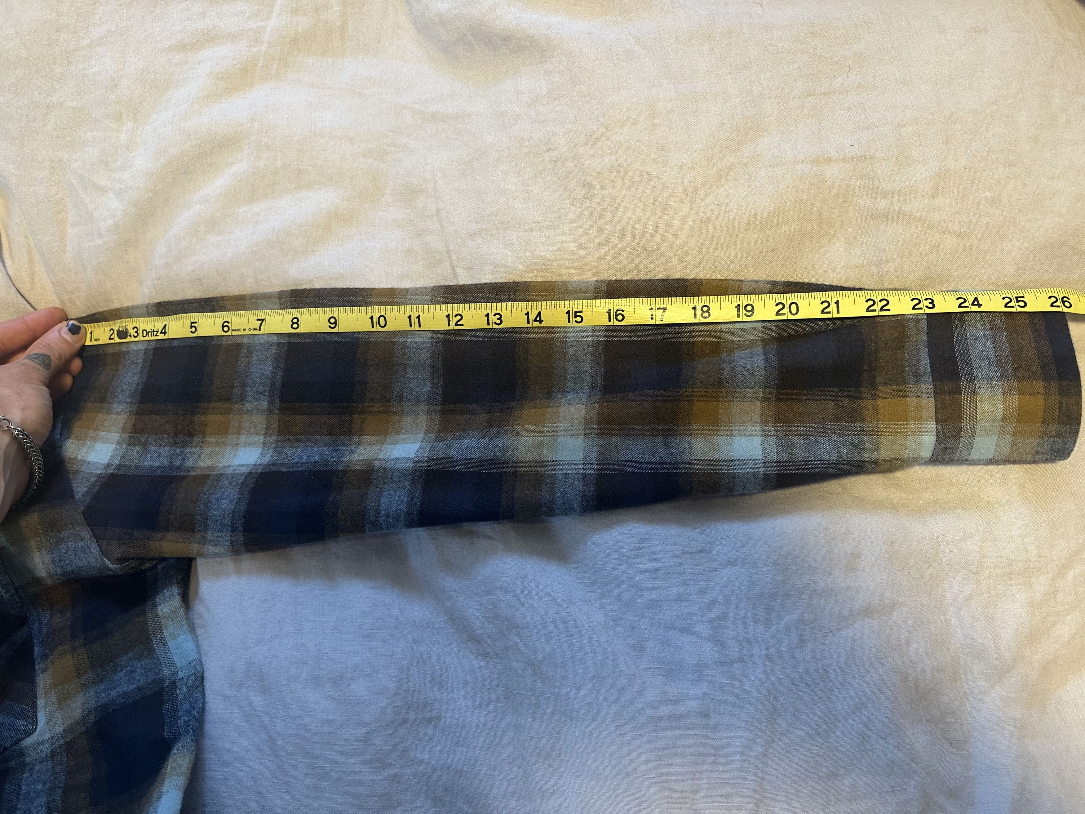 Indigofera Dollard Sawtooth Western Plaid Flannel Size US M / EU 48-50 / 2 - 5 Thumbnail