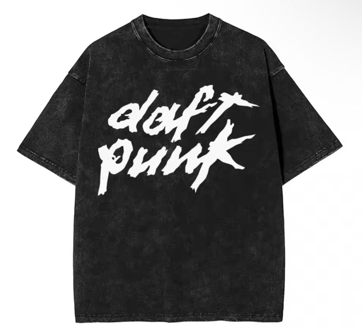 Other Vintage Hip Hop Daft Punk Homme Washed Short Sleeve T-Shirt Size US M / EU 48-50 / 2 - 1 Thumbnail