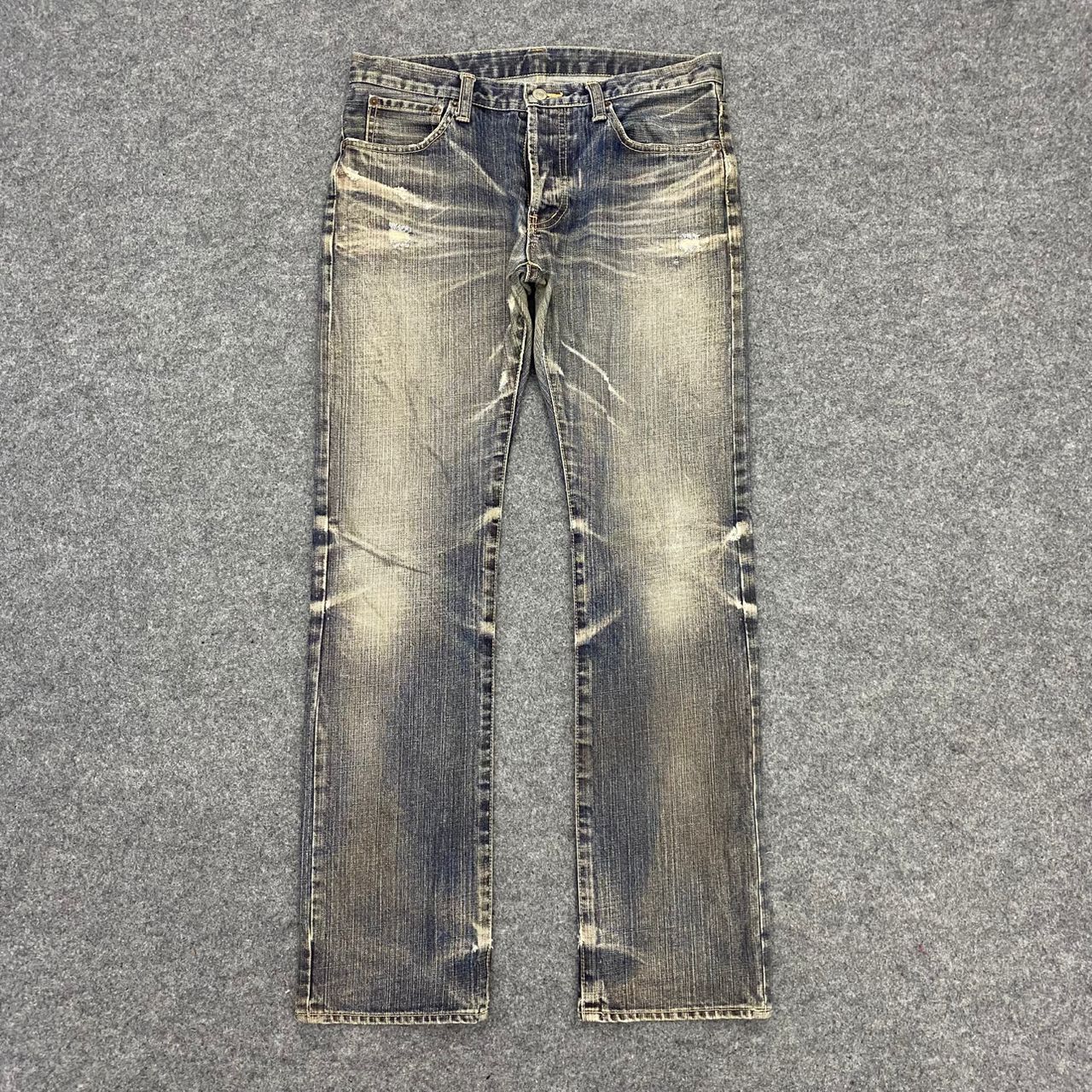 If Six Was Nine 💥Best Offer💥Vintage Takeo Kikuchi Distressed Denim Size US 33 - 1 Thumbnail