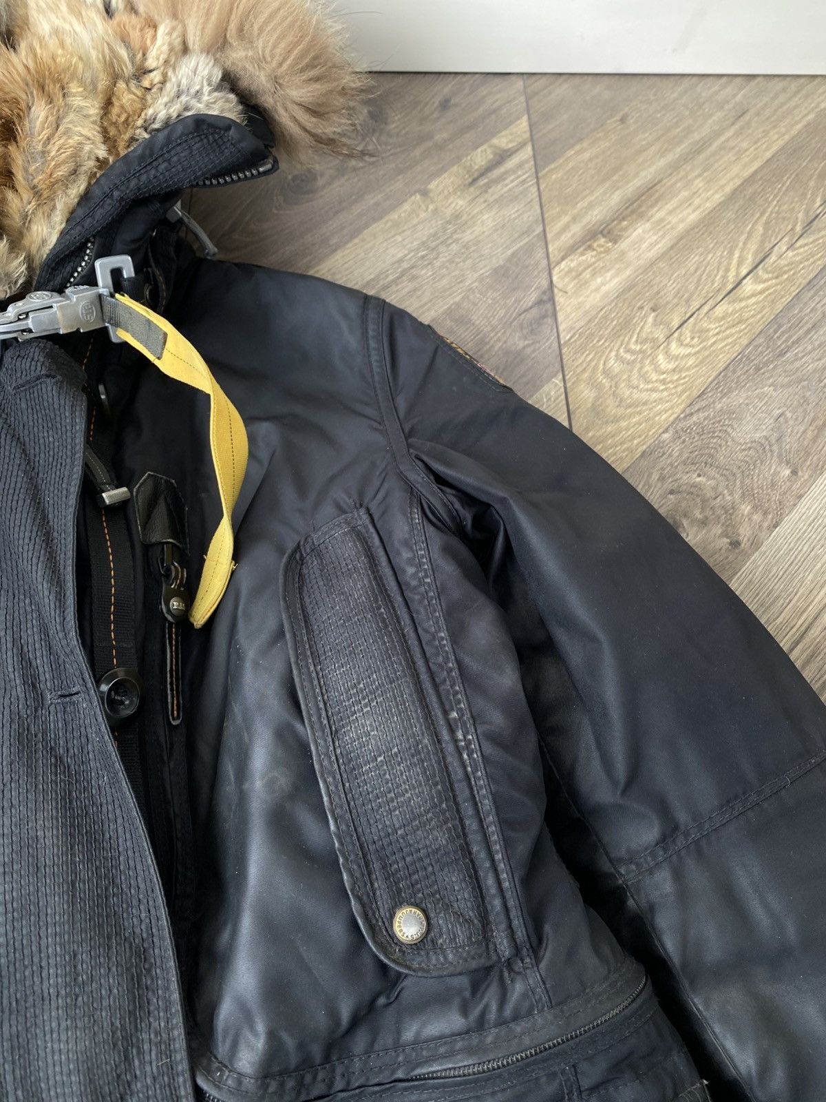 Parajumpers Vintage Parajumpers Hooded Fur Kodiak Padded Jacket Size US XS / EU 42 / 0 - 8 Thumbnail