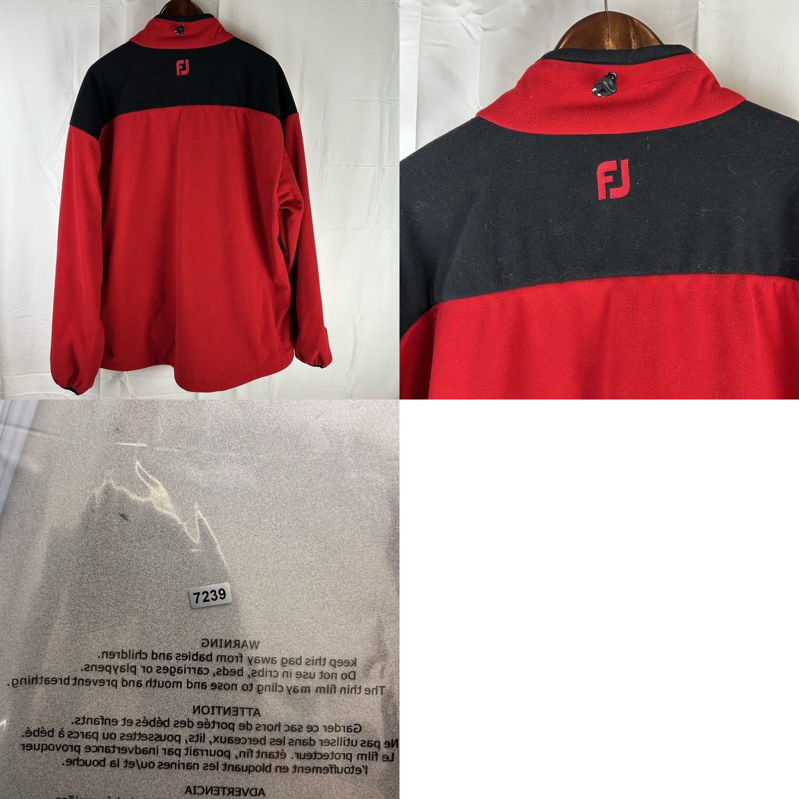 Footjoy Dryjoys by Footjoy Jacket XL 1/2 Zip Pullover Fleece Long Sleeve Jacket Size US XL / EU 56 / 4 - 8 Thumbnail