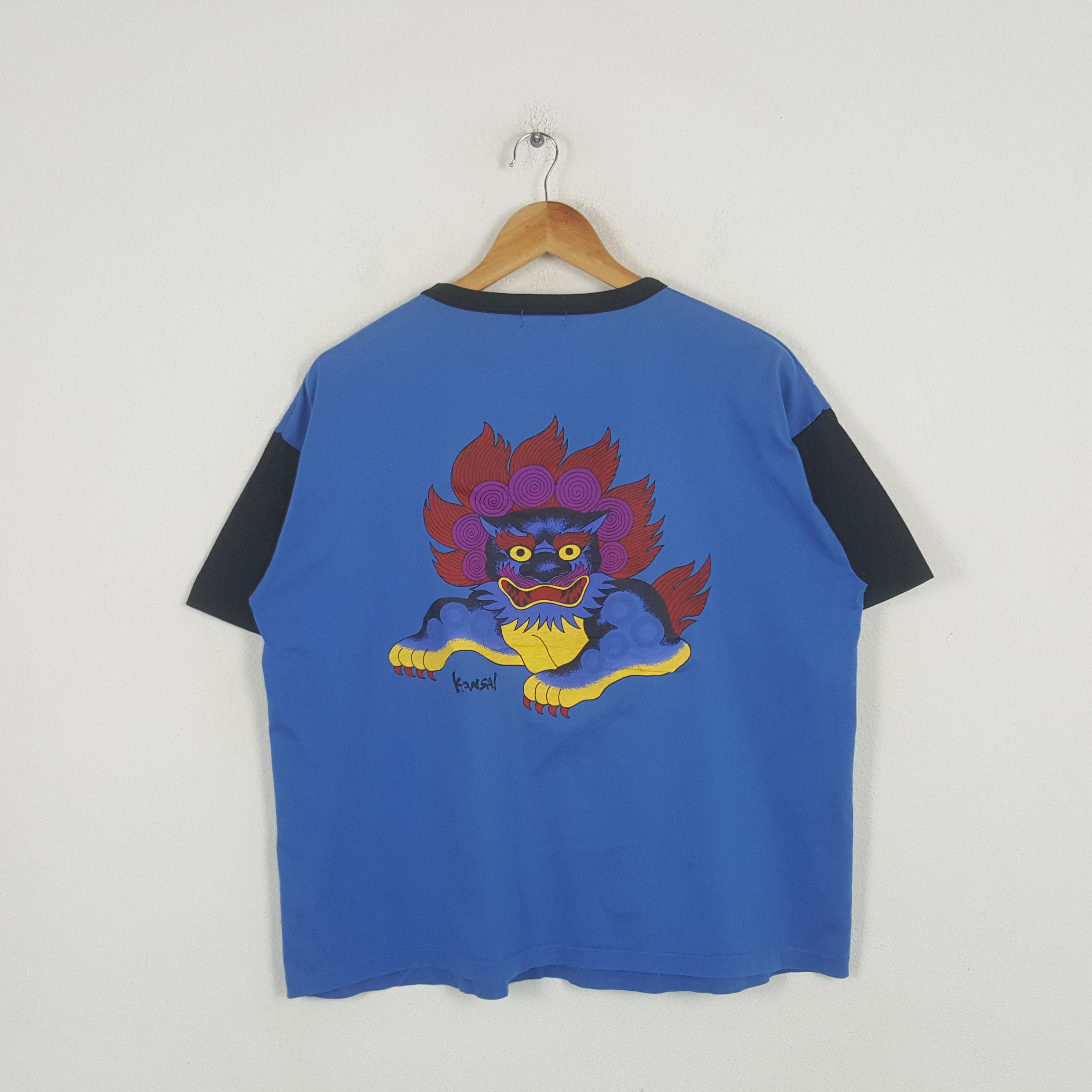 Kansai Yamamoto Vintage Kansai Yamamoto Kansai Friend Art Tshirt RR16 Size US L / EU 52-54 / 3 - 3 Thumbnail