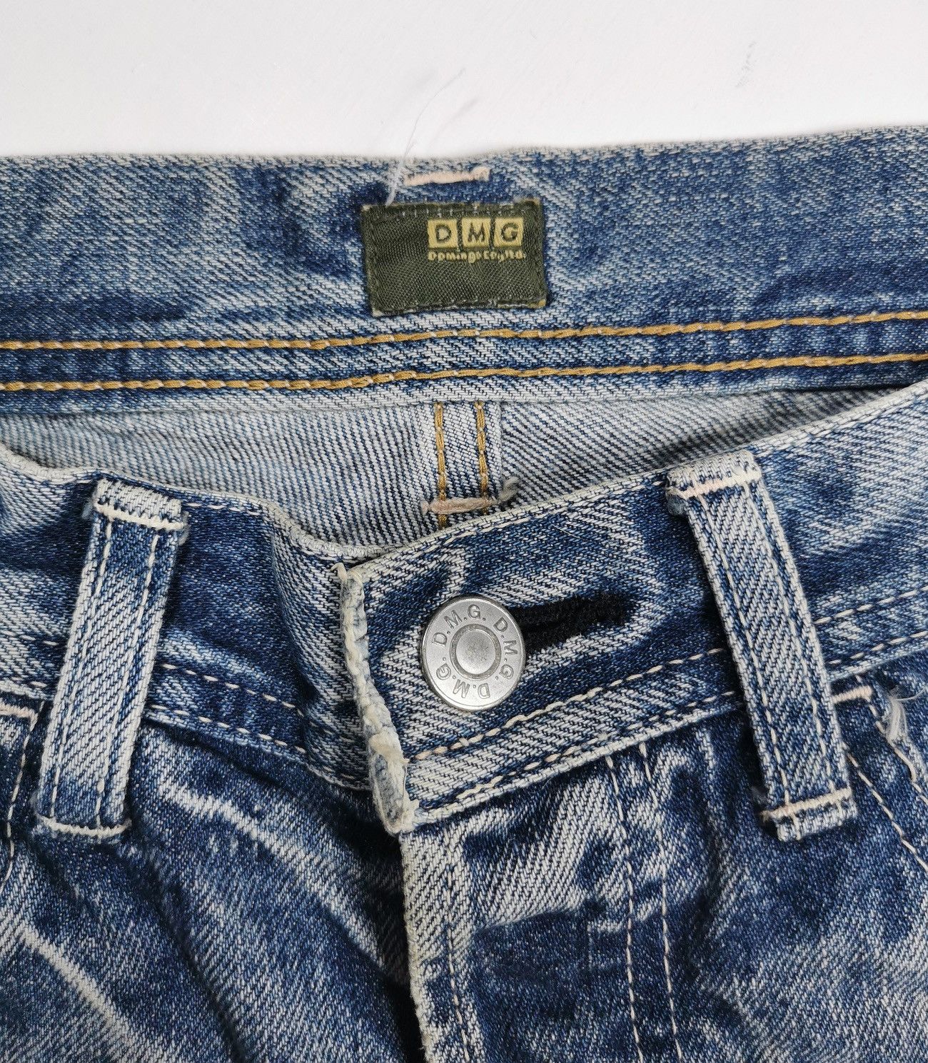 Japanese Brand DMG Domingo Japan Distressed Jeans Size US 28 / EU 44 - 8 Thumbnail