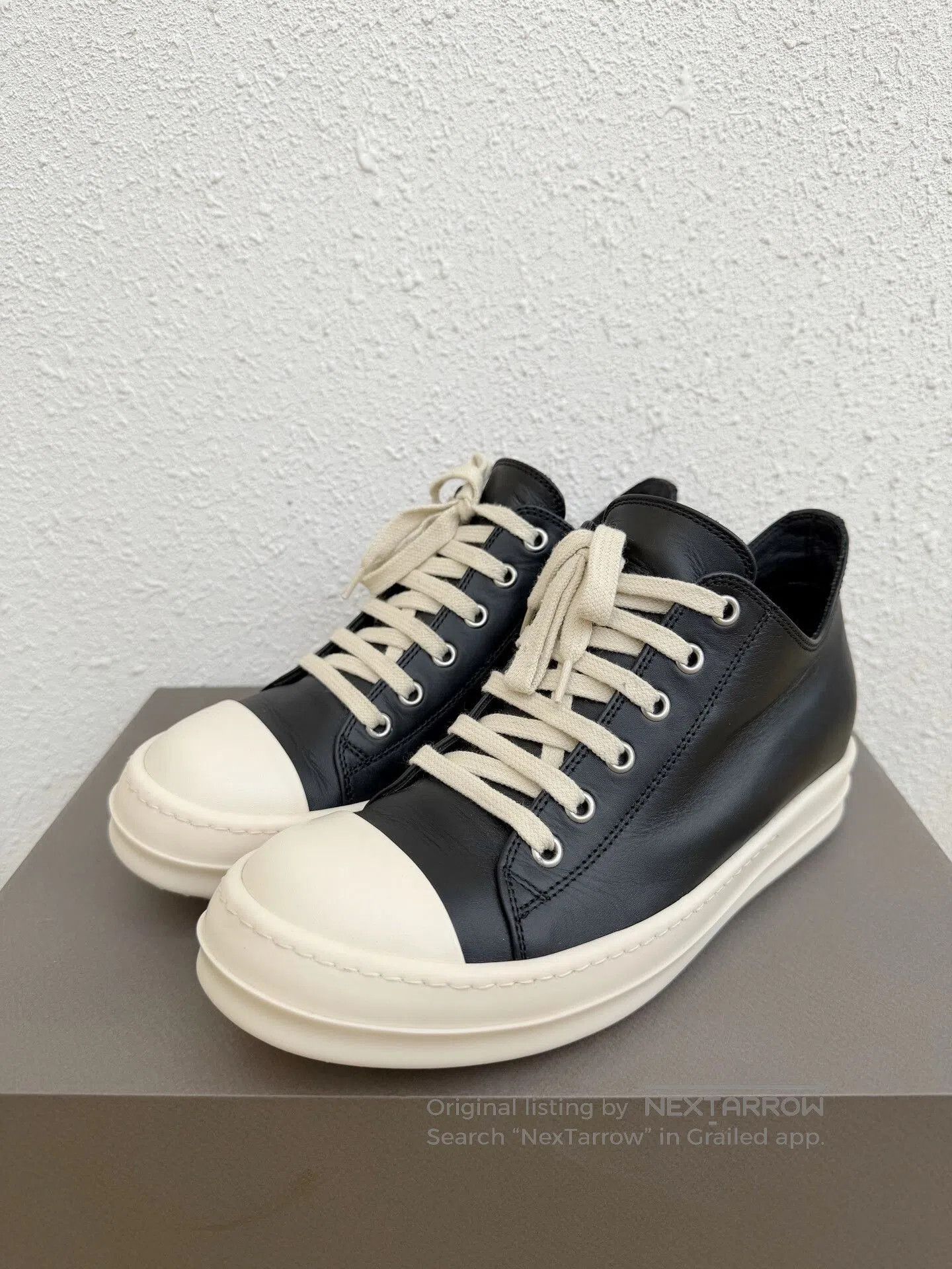 Rick Owens Rick Owens Converse RO Women's Low-Top Leather. Size US 7 / IT 37 - 2 Thumbnail
