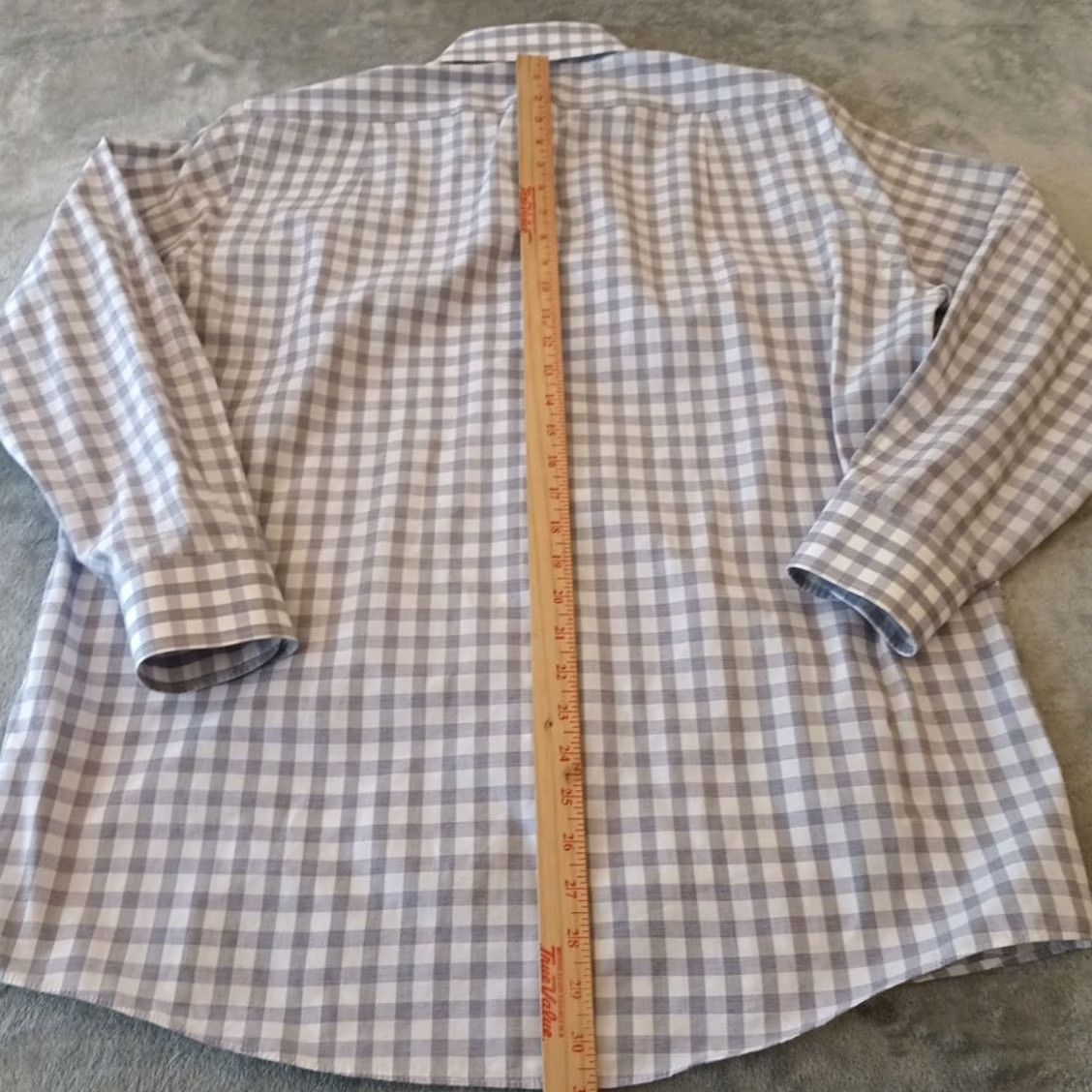 Van Heusen Van Heusen Shirt Mens 16.5 Purple Plaid Long Sleeve Button Up Classic Fit - Vintage Size US XL / EU 56 / 4 - 6 Thumbnail