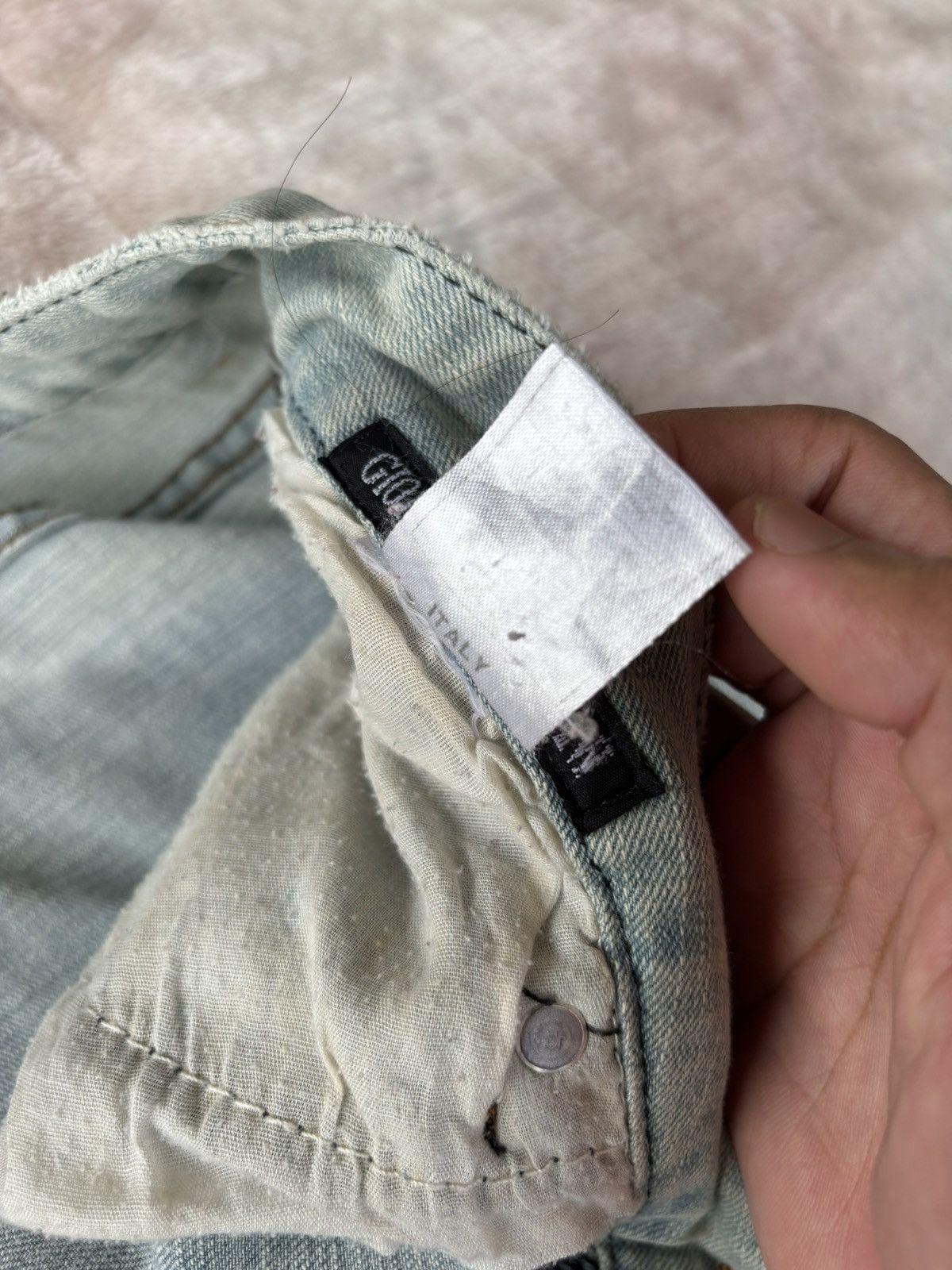 Giorgio Armani 🔥GIORGIO ARMANI LE COLLEZIONI WIDE BAGGY LIGHT WASH JEANS Size US 36 / EU 52 - 12 Thumbnail