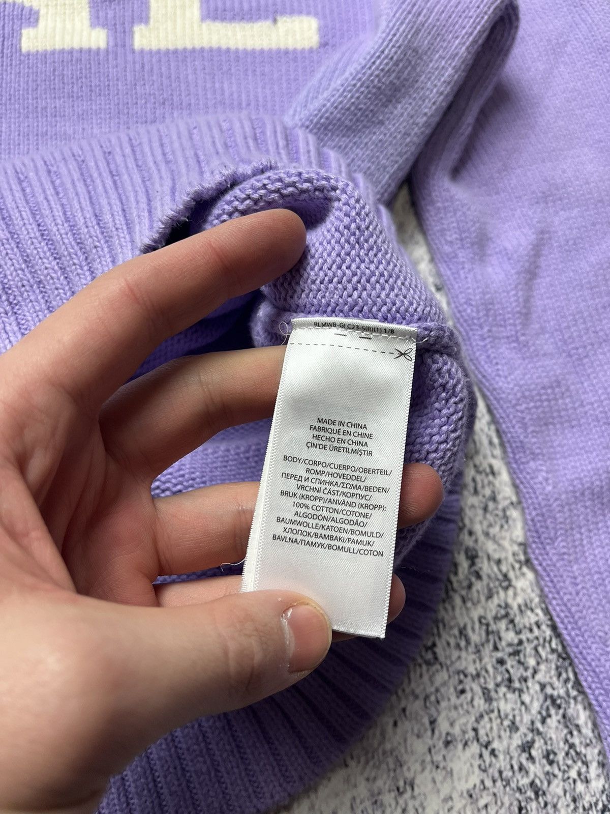 Polo Ralph Lauren Vintage Polo Ralph Lauren Sweater Big Logo Y2K Size S / US 4 / IT 40 - 11 Thumbnail