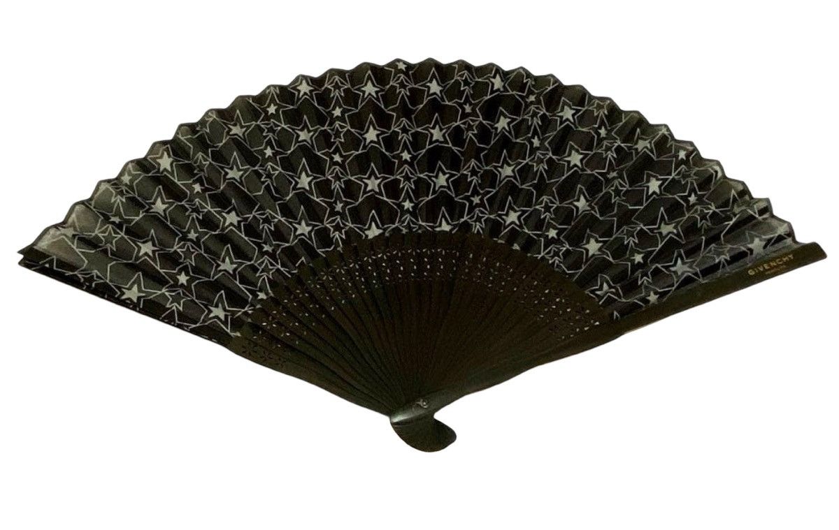 Givenchy Rare Archival Givenchy Parfums Star Pattern Folding Hand Fan Size ONE SIZE - 2 Thumbnail