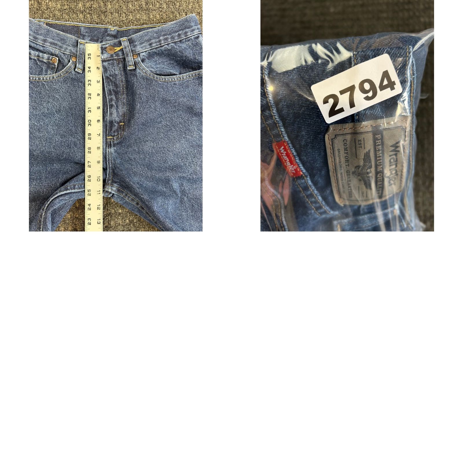 Wrangler VINTAGE Wrangler Jeans Regular Fit 30 x 30 96501MR Rodeo Cowboy Western Blue Men's Jeans Regular 30in Inseam 5-Pocket Distressed Denim Cowboy N/A Logo Size US 30 / EU 46 - 8 Thumbnail