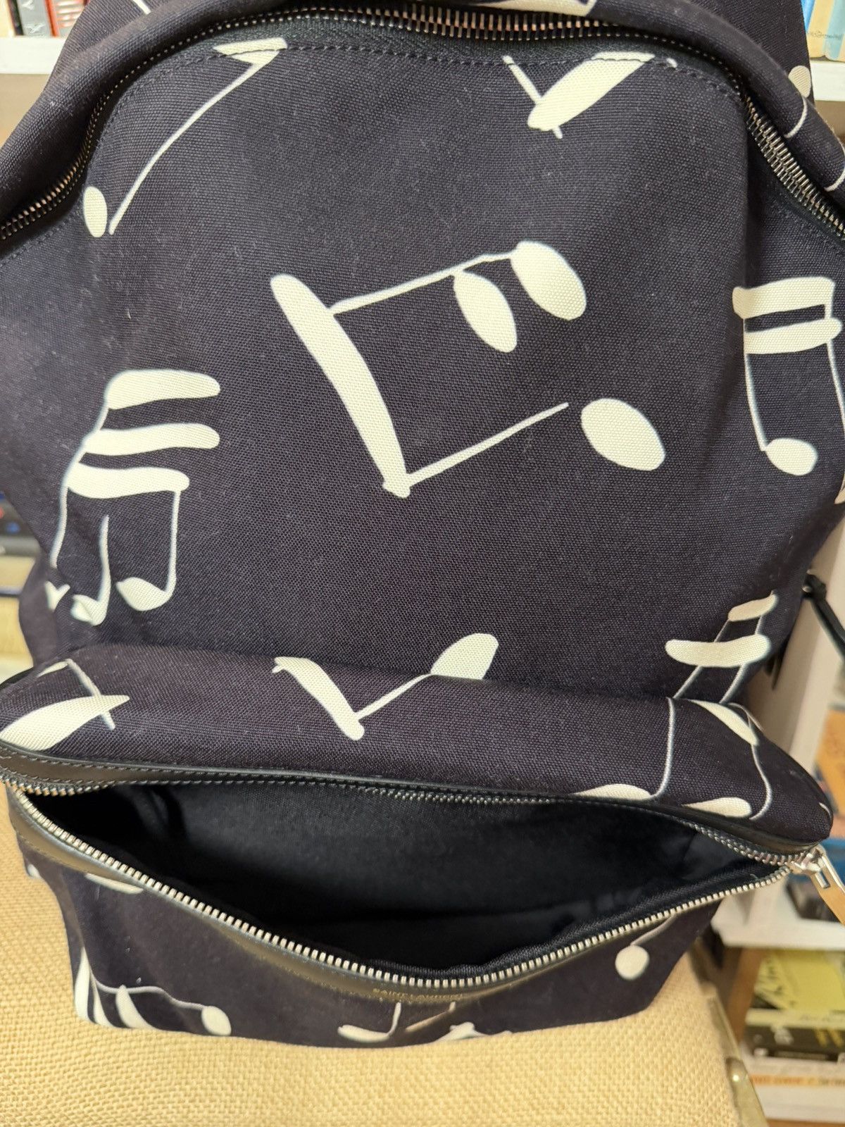 Saint Laurent Paris Saint Laurent City Backpack Music Notes Size ONE SIZE - 5 Thumbnail