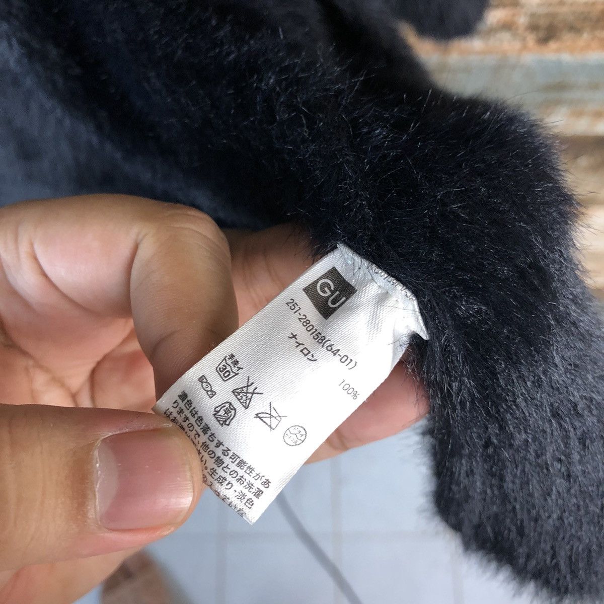 GU GU japan Black Mohair long Cardigan Knitwear #A2196 Size S / US 4 / IT 40 - 10 Thumbnail