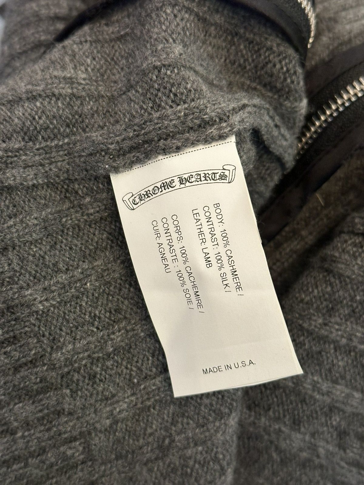 Chrome Hearts CHROME HEARTS PATCHED CASHMERE TURTLENECK Size XS / US 0-2 / IT 36-38 - 7 Thumbnail