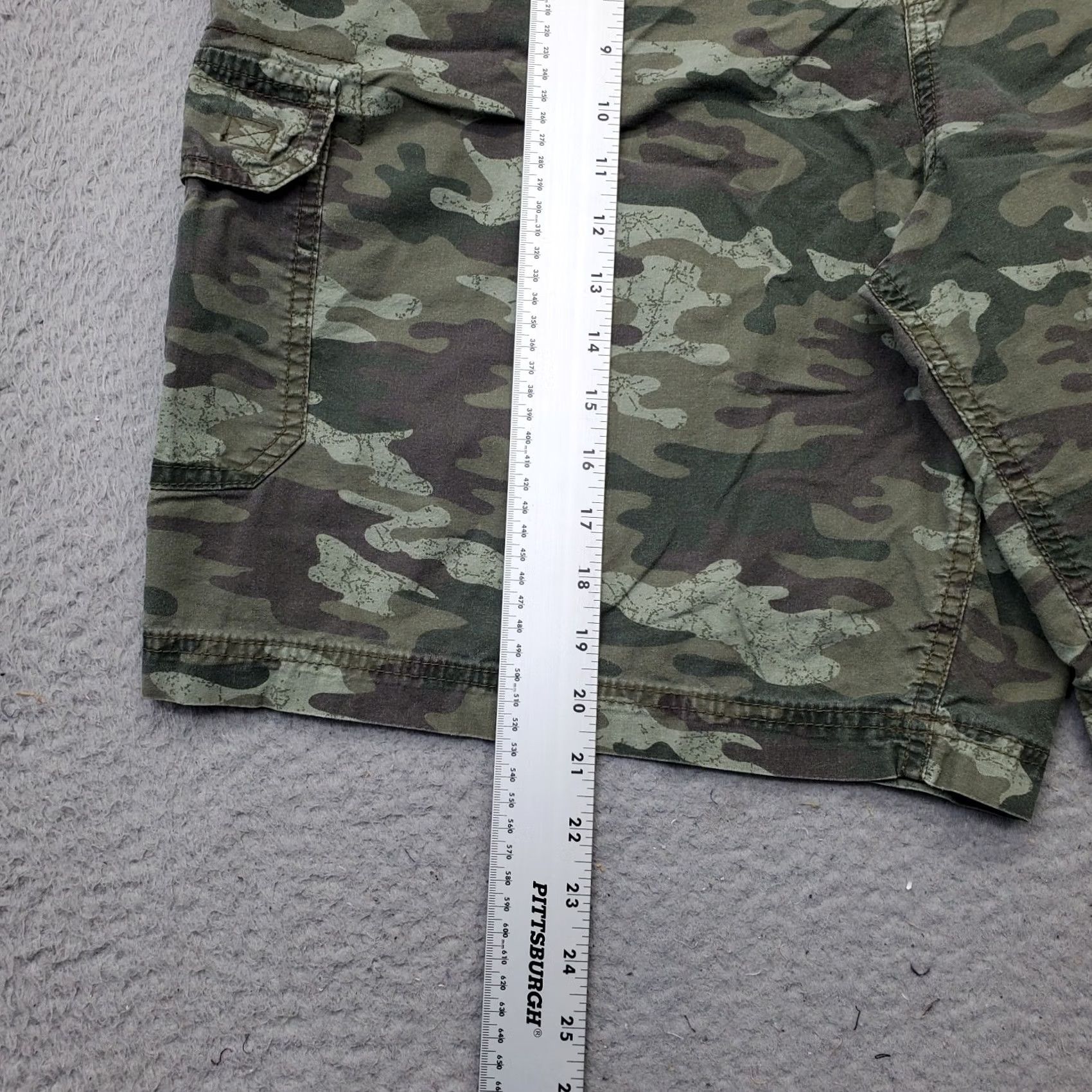 Vintage Northwest Territory Cargo Shorts Mens 42 Multi Camouflage Cotton Utility Pocket Shorts (Mens) Size US 42 / EU 58 - 3 Thumbnail