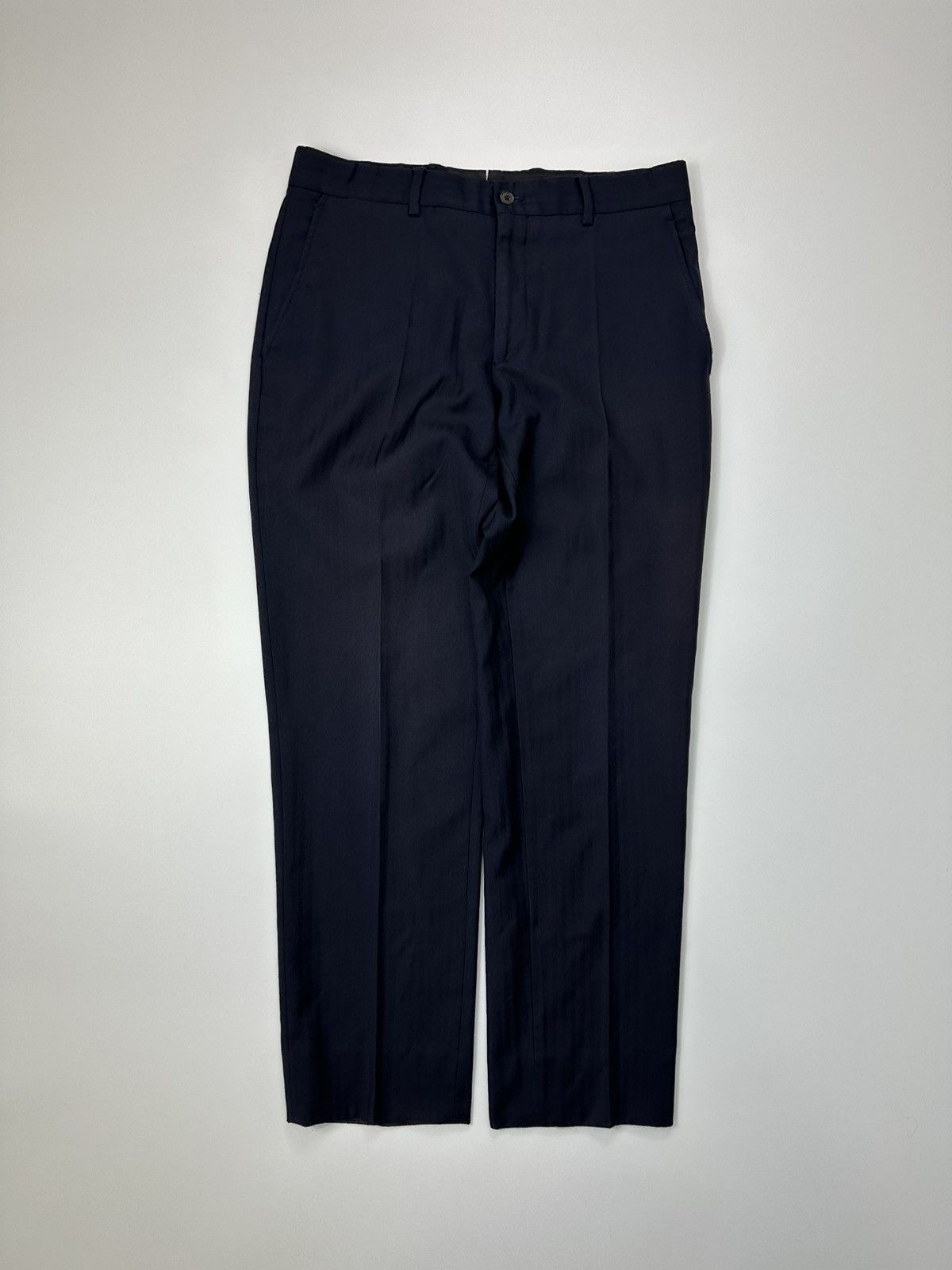Polo Ralph Lauren Polo Ralph Lauren Dress Wool Pants Made In Italy Navy Blue Size US 30 / EU 46 - 1 Thumbnail
