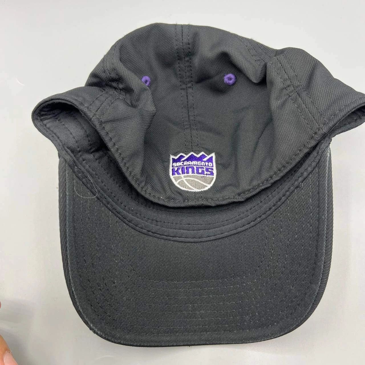 Adidas Sacramento Kings Hat Men Adidas NBA Stretch Fitted Cap S-M Size ONE SIZE - 5 Thumbnail