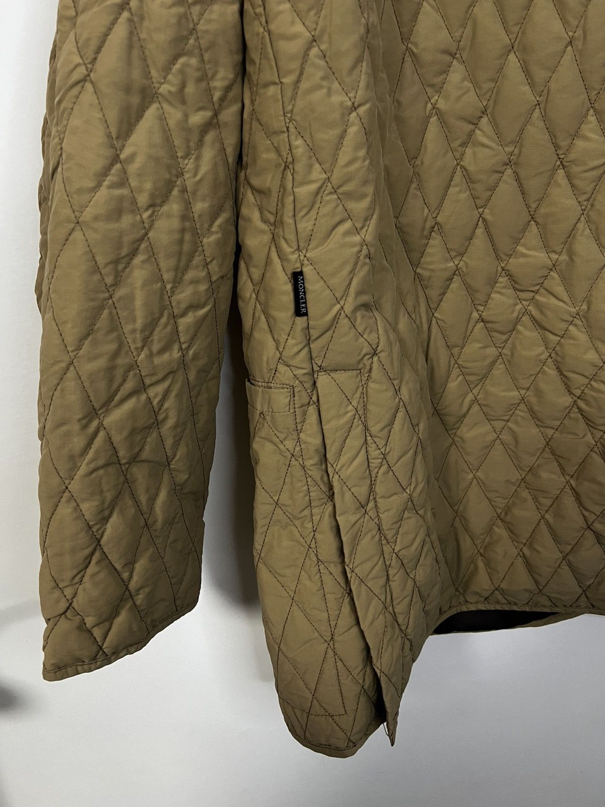 Moncler Moncler quilted jacket beige vintage L Size US L / EU 52-54 / 3 - 7 Thumbnail