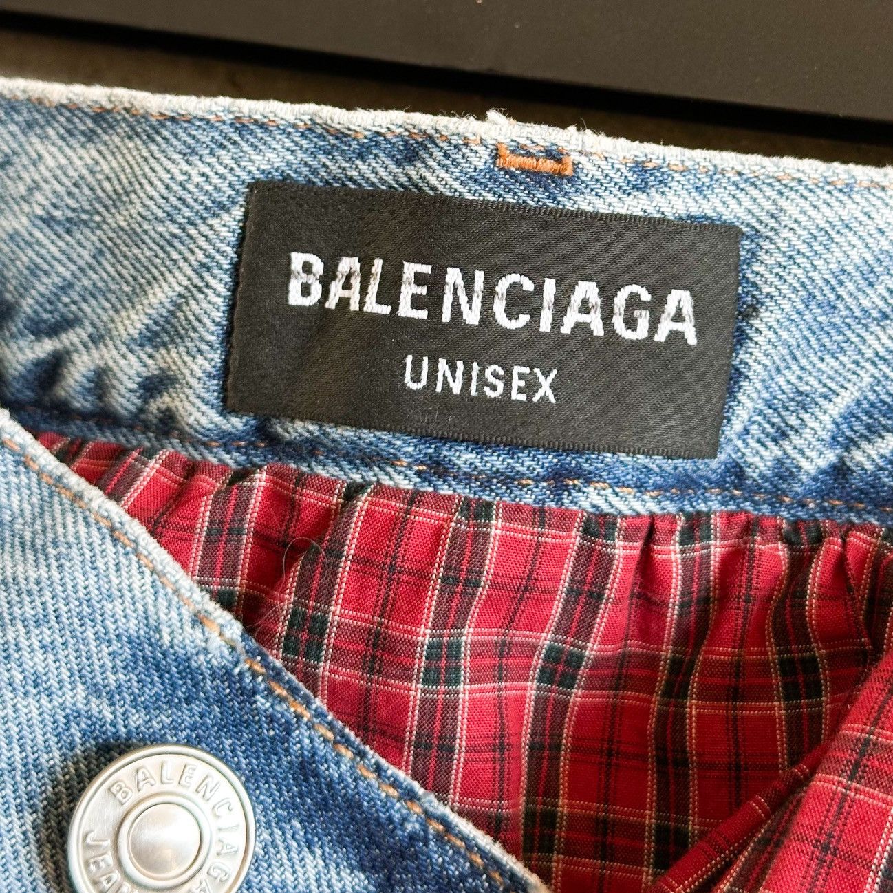Balenciaga SS21 Distressed Boxer Denim Size US 33 - 7 Thumbnail