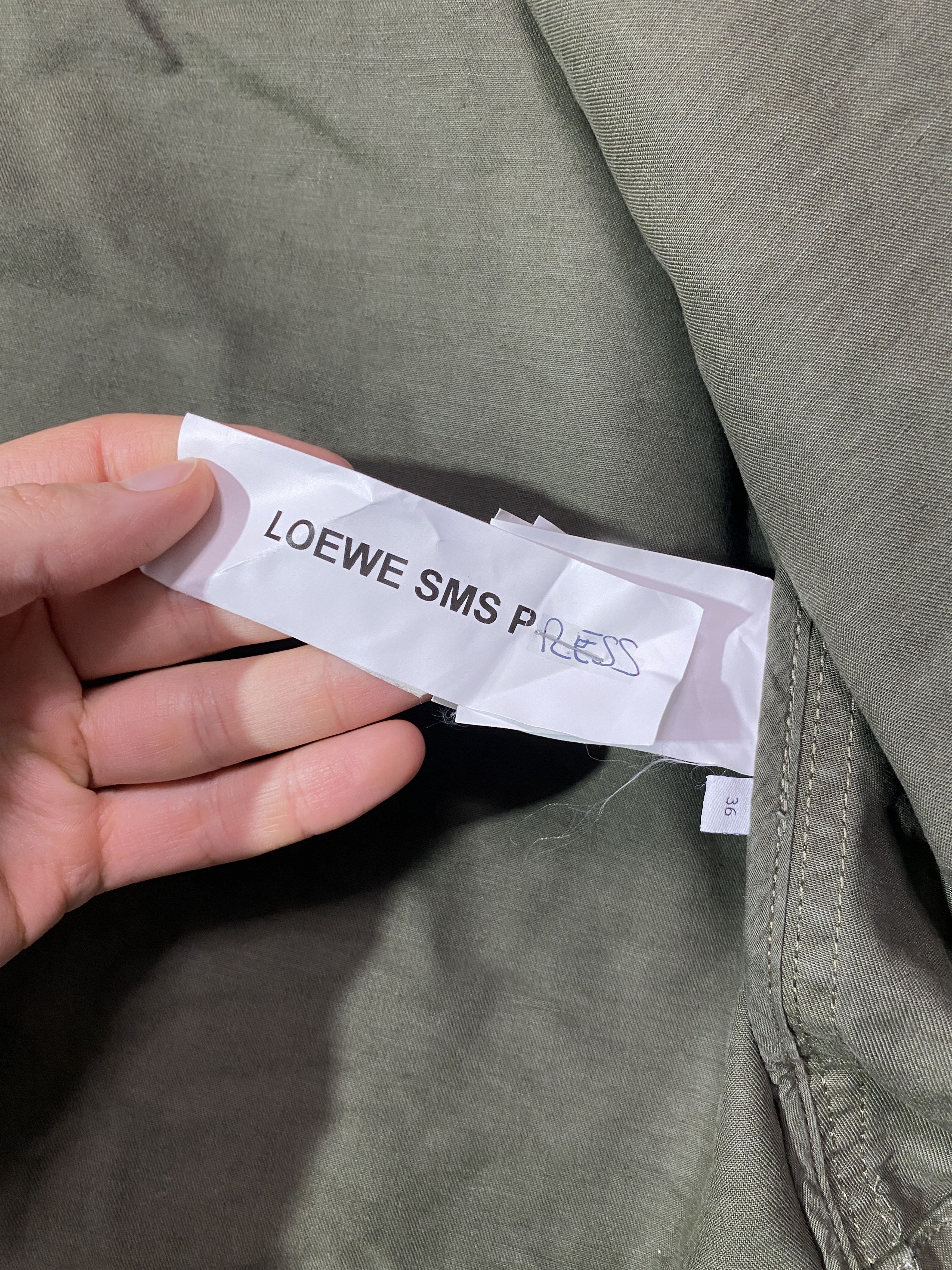 Loewe SS25 LOEWE MILITARY STYLE PROTOTYPE/SAMPLE CANVAS JACKET Size US M / EU 48-50 / 2 - 13 Thumbnail