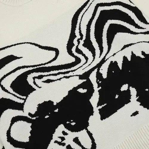 Japanese Brand × Vintage Psychedelic Punk Y2K Knit Sweater Size US M / EU 48-50 / 2 - 3 Thumbnail