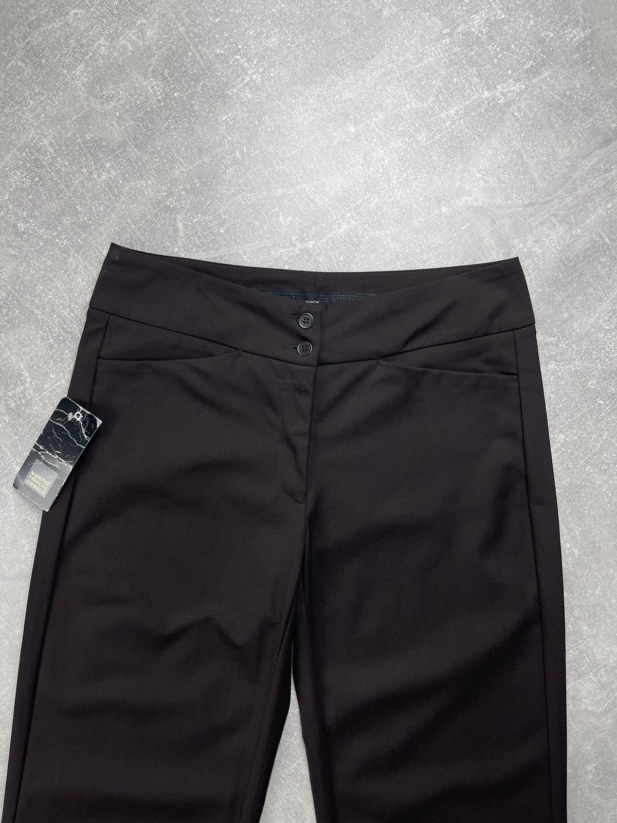 Marithe + Francois Girbaud Marithé François Girbaud VNTG Brown Flared Tailored Pants Size 32" / US 10 / IT 46 - 5 Thumbnail