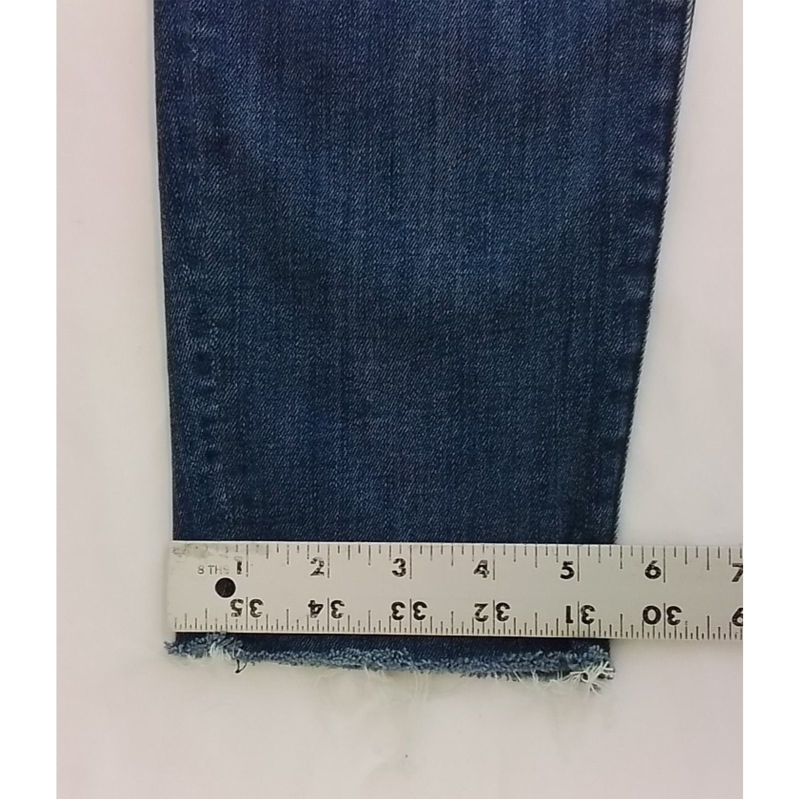 MOTHER Mother Looker Ankle Fray Jean Women's 29" High Waist Size 29" - 14 Thumbnail