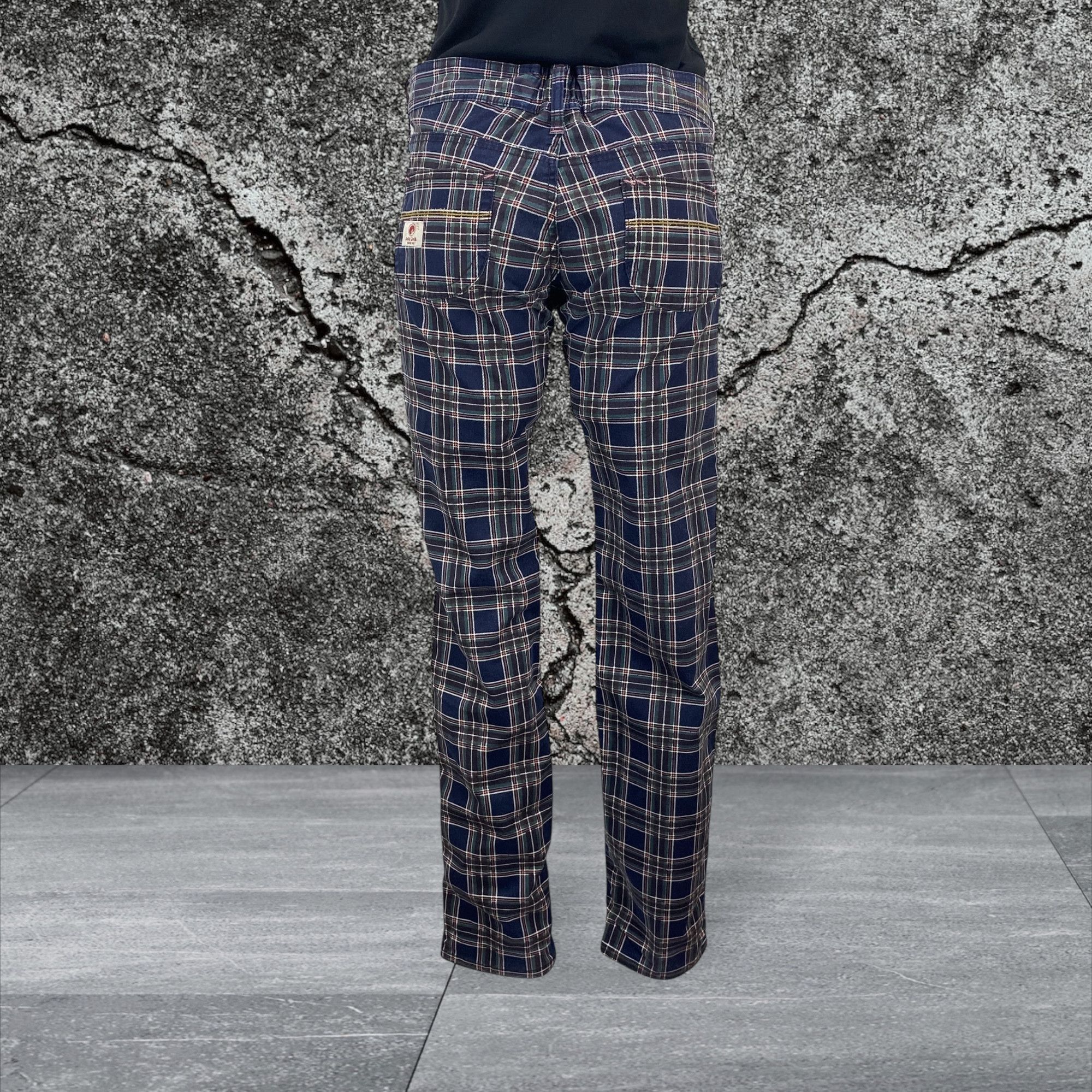 Japanese Brand Betty Smith Pants Hickory Pants Checkered Size 26" / US 2 / IT 38 - 1 Thumbnail