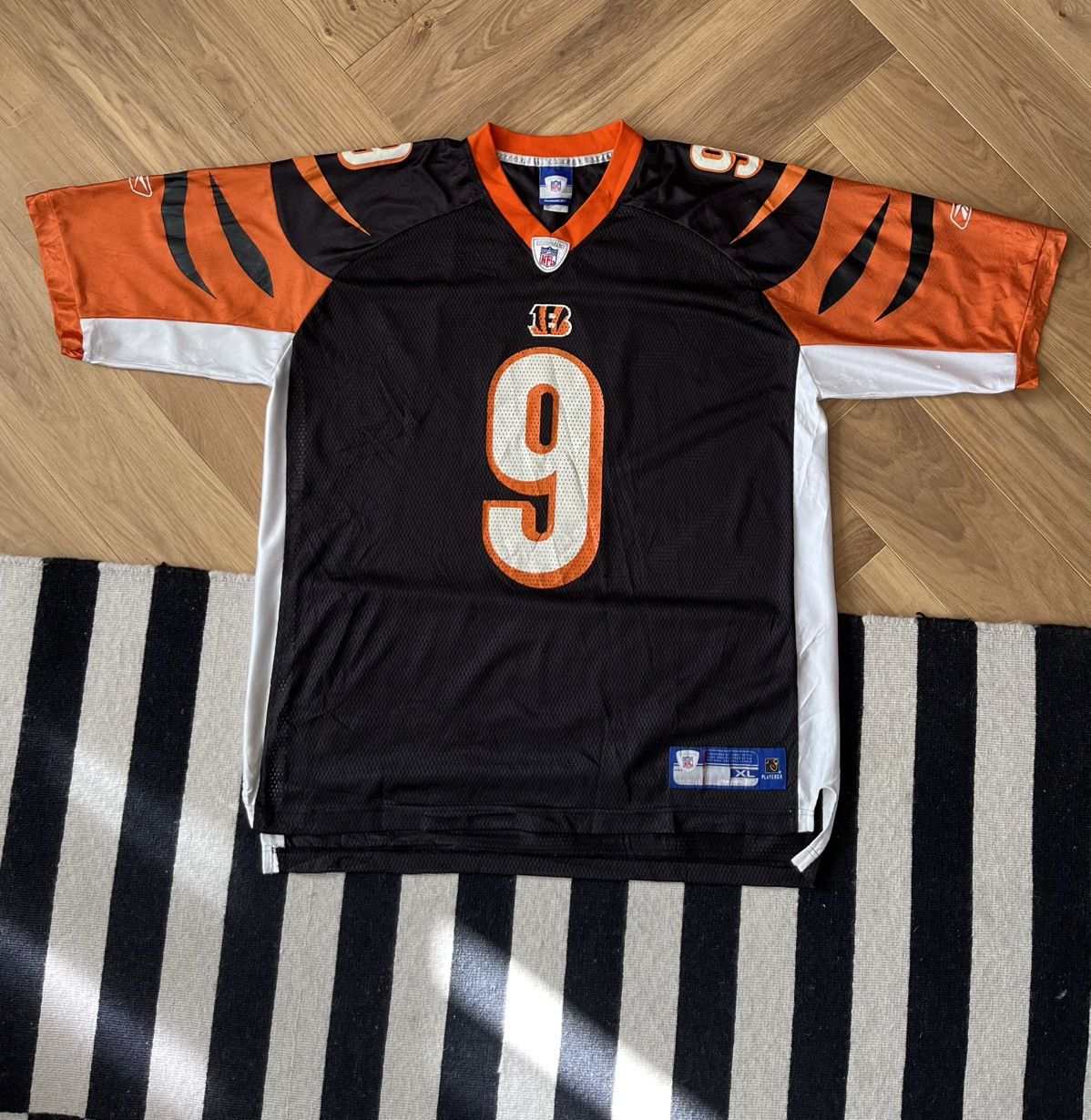 Reebok Carson Palmer Cincinnati Bengals 2005–06 Reebok Home Jersey Size US XL / EU 56 / 4 - 1 Thumbnail