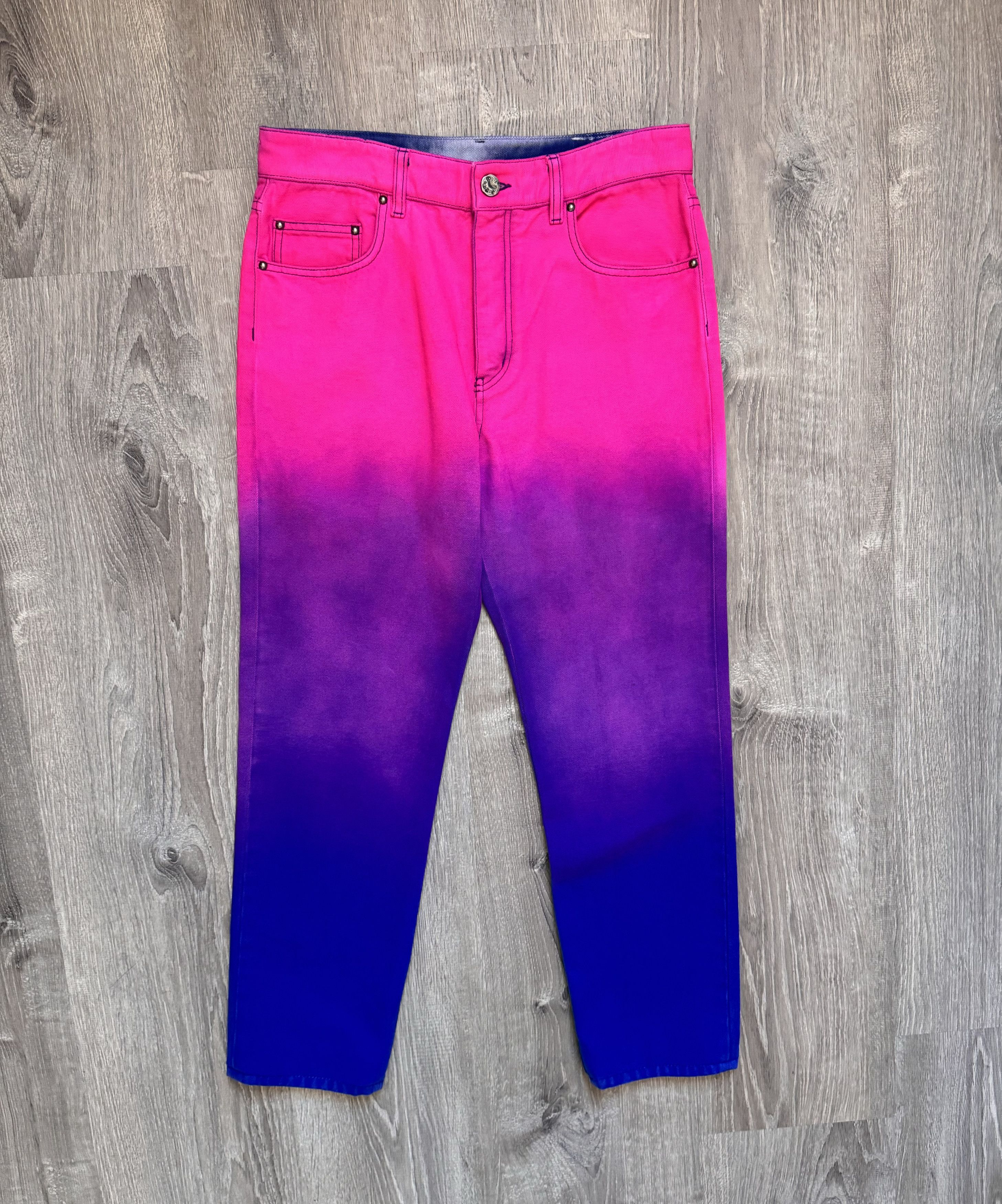 Louis Vuitton Louis Vuitton Gradient Blue Purple Denim Pants Size US 28 / EU 44 - 1 Thumbnail
