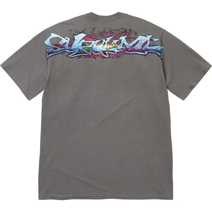 Supreme SUPREME TAG TEE (CHARCOAL) (XL) Size US XL / EU 56 / 4 - 2 Thumbnail