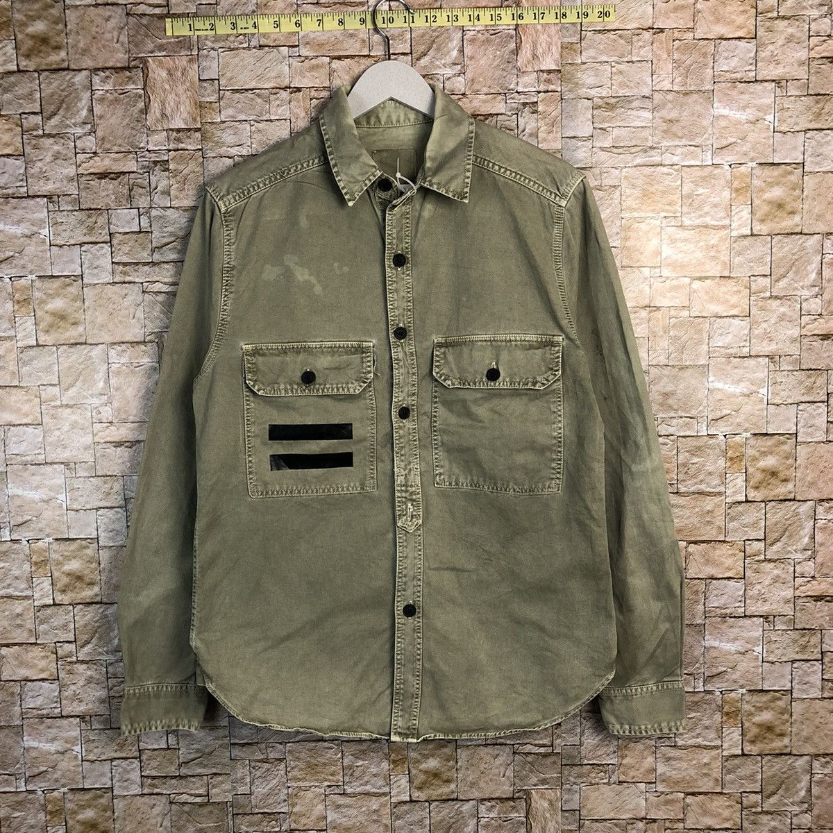 Japanese Brand Japanese Brand Green vintage jacket shirt #A217 Size US M / EU 48-50 / 2 - 1 Thumbnail