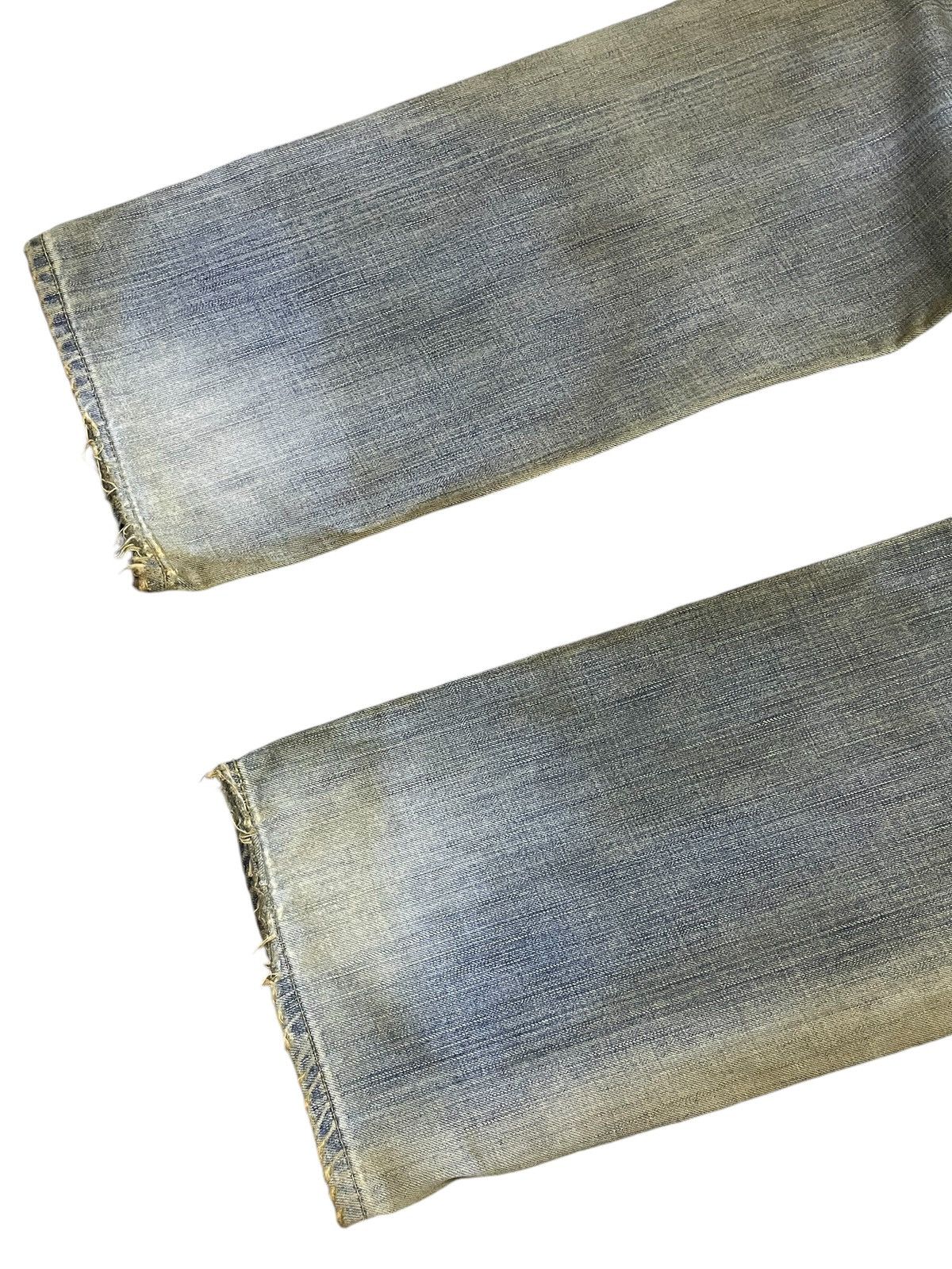 Edwin × Hysteric Glamour Edwin 503Z Muddy Wash Rusty Trashed Loose Jeans Size US 31 - 11 Thumbnail
