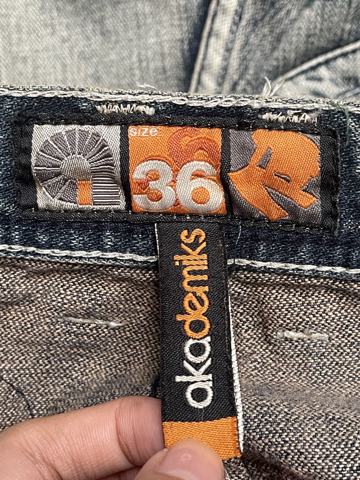 Akademiks Very Rare Vintage Brand Akademiks Hip Hop Baggy Jeans 2000s Size US 36 / EU 52 - 8 Thumbnail