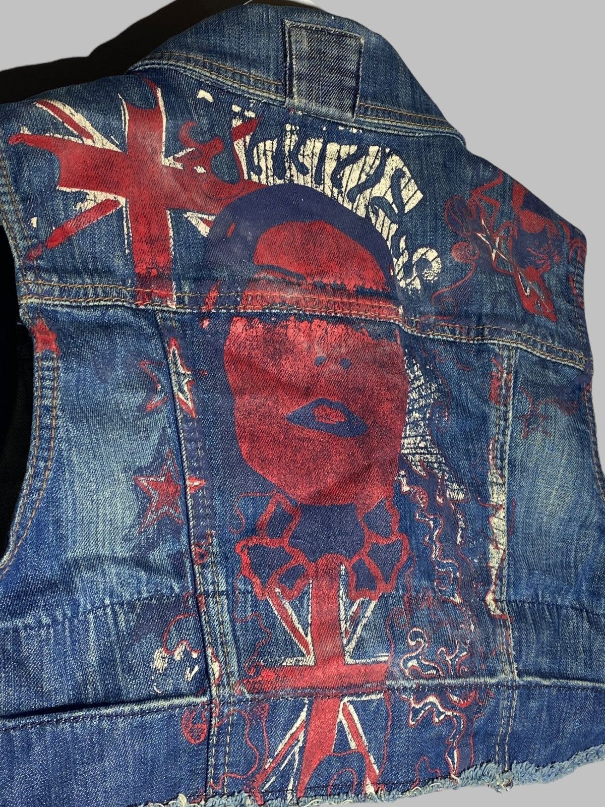 Miss Sixty × Vintage Vintage Miss Sixty Denim Vest Jacket Rare Y2k Style Size L / US 10 / IT 46 - 3 Thumbnail