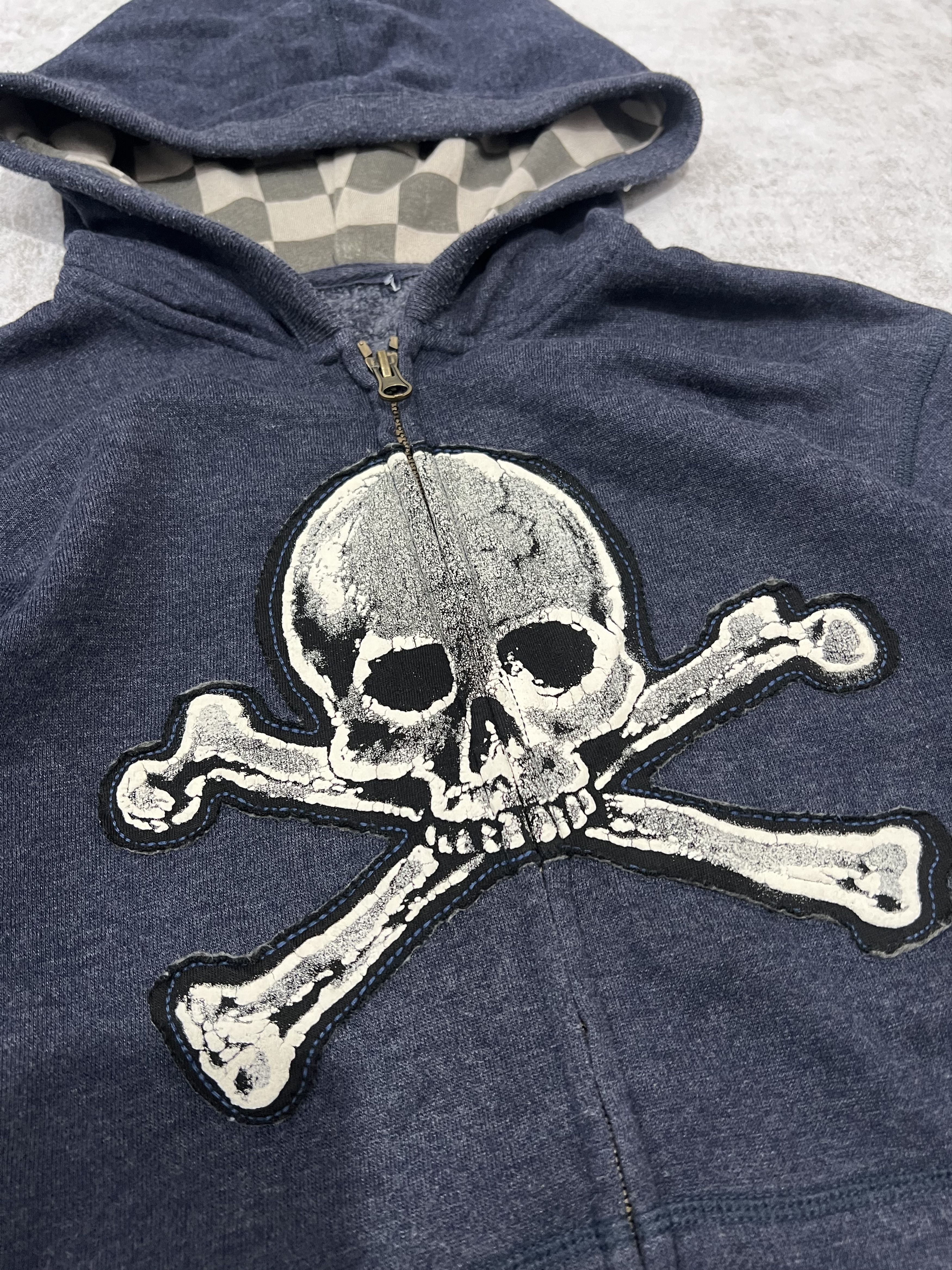 Japanese Brand 2000s Japanese Hysteric Ifsix Skull Punk Zip Hoddie y2k Lgb Size US S / EU 44-46 / 1 - 2 Thumbnail