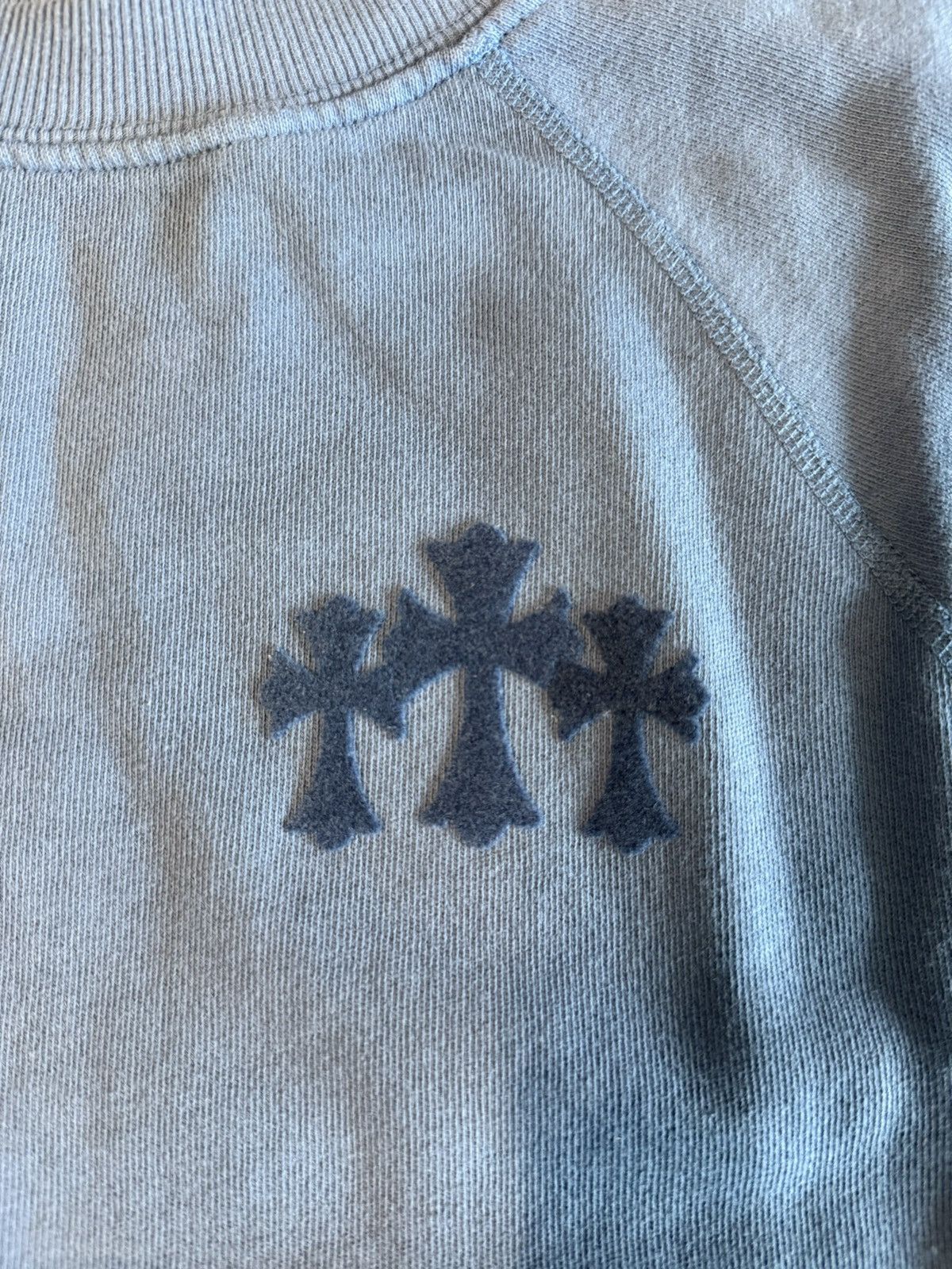 Chrome Hearts 🔥Chrome Hearts Blind Spot Blue Crewneck🔥 Size M / US 6-8 / IT 42-44 - 3 Thumbnail