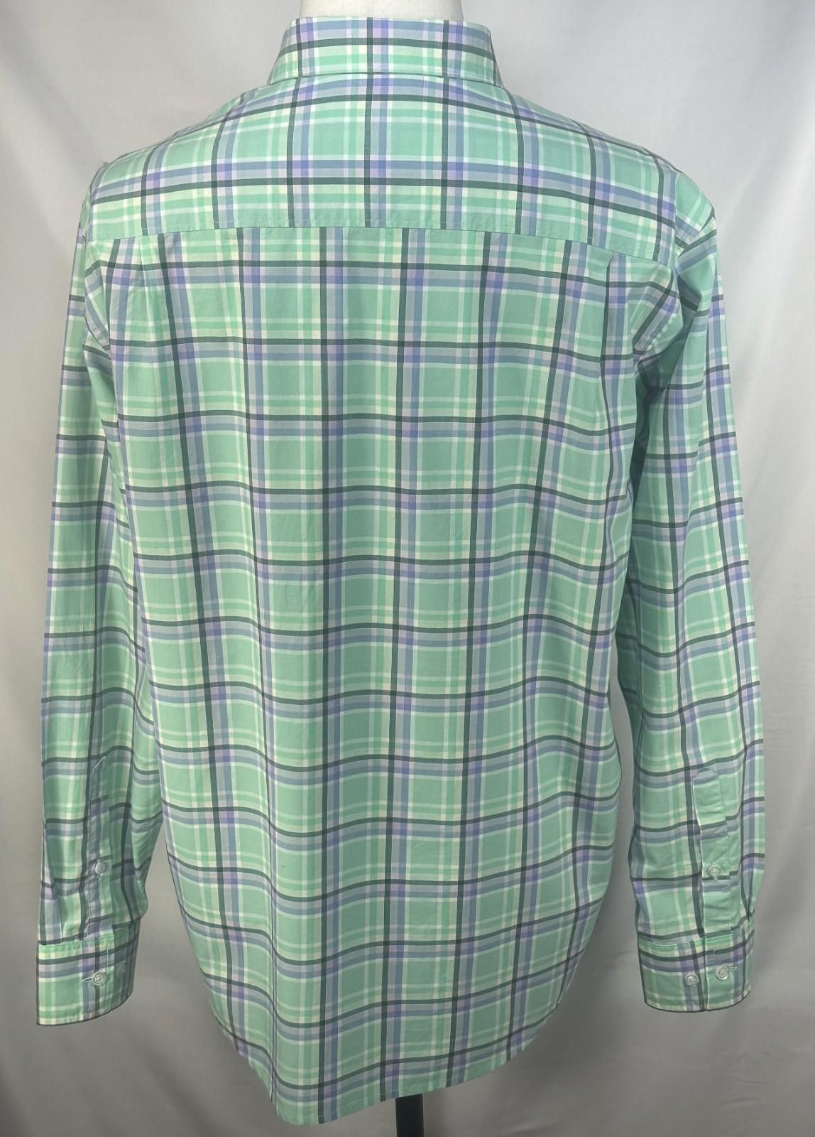 Tommy Bahama Tommy Bahama Newport Coast Plaid Button Up Shirt Green Men L Size US L / EU 52-54 / 3 - 2 Thumbnail