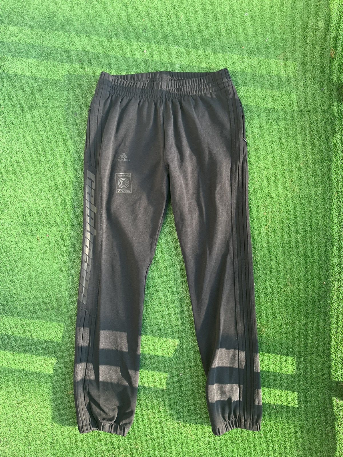 image of Adidas Calabash Track Pants in Black, Men's (Size 29)