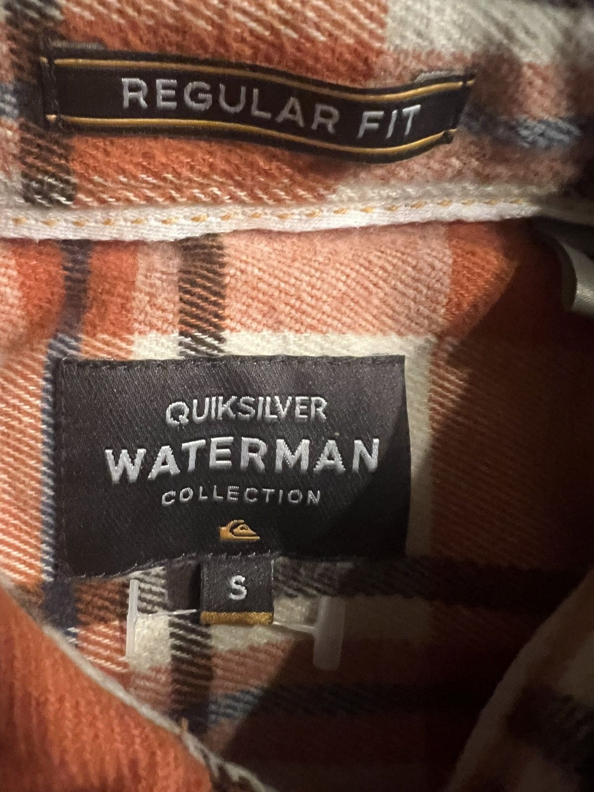 Quicksilver New QuickSilver Flannel Shirt Waterman Collection Small Size US S / EU 44-46 / 1 - 7 Thumbnail