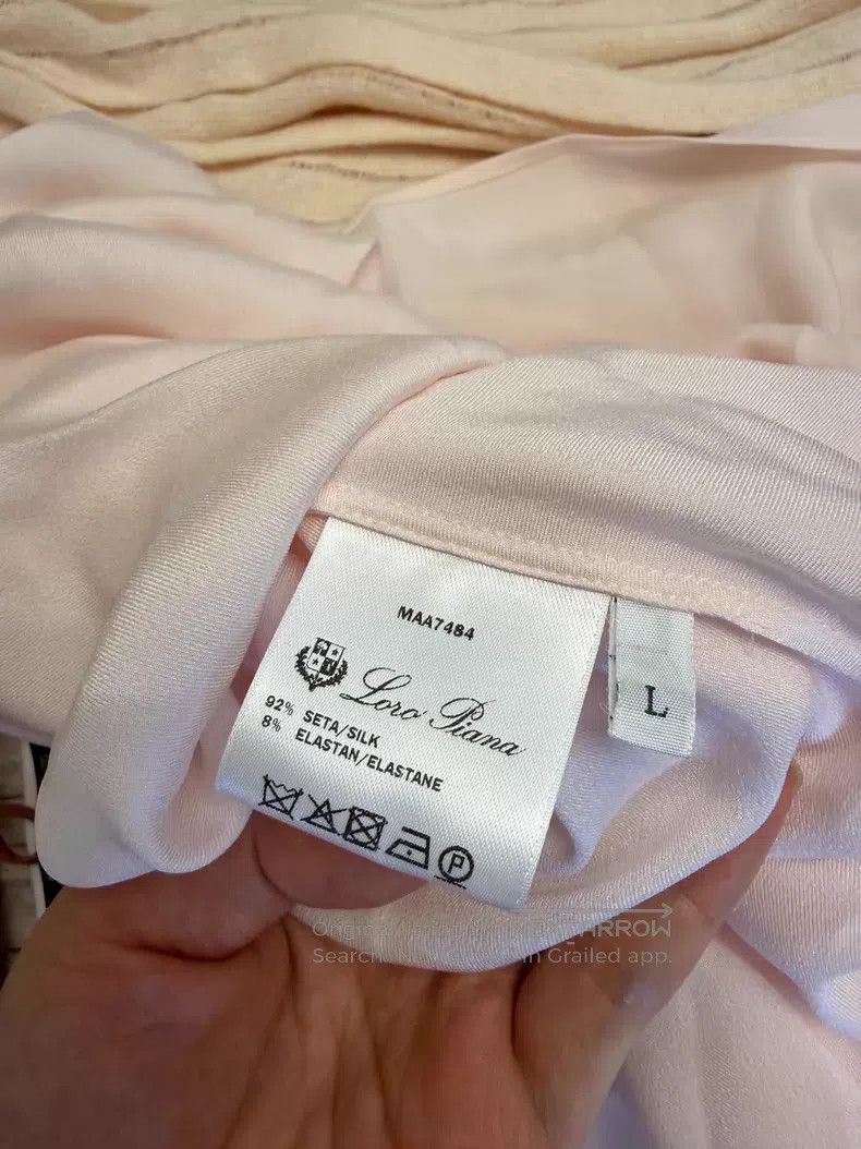 Loro Piana Loro Piana size XL Cherry Blossom Pink Cashmere Pleated Ski Size 22" - 9 Thumbnail