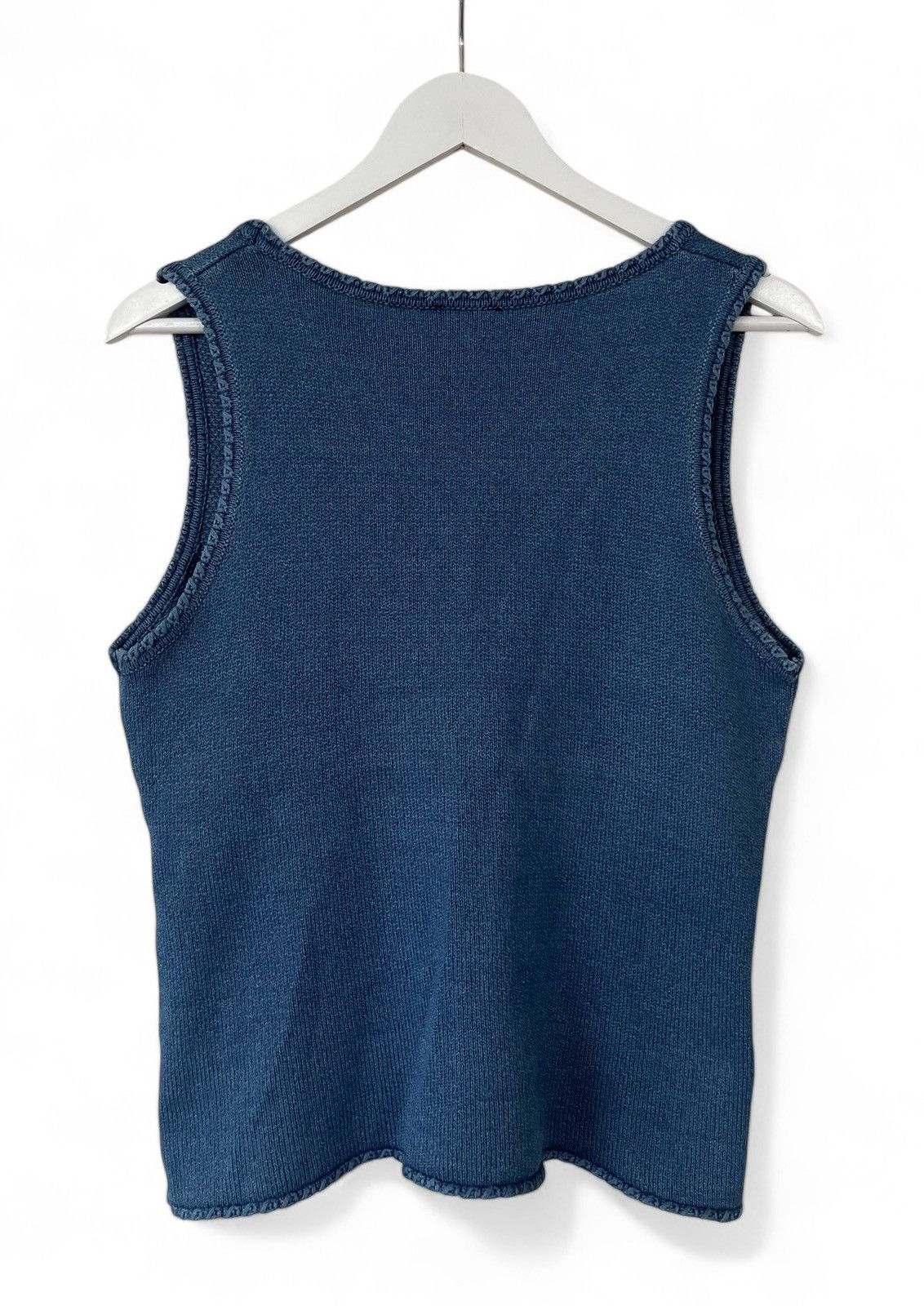 Armani × Vintage Armani Knitted Italy Top Shirt Women's Size US 12 Size XL / US 12-14 / IT 48-50 - 2 Thumbnail