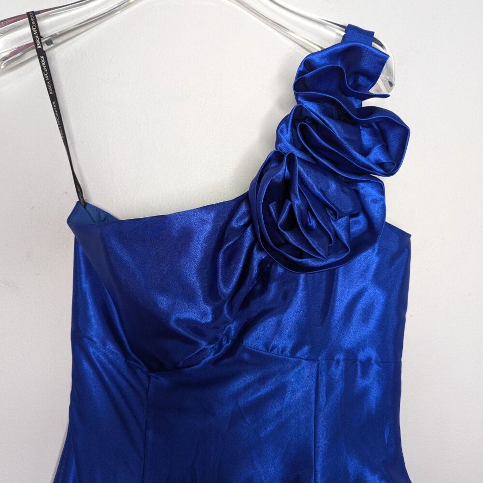 Jessica McClintock Vintage Jessica McClintock Gunne Sax Y2K Blue Mini Dress Size XS / US 0-2 / IT 36-38 - 4 Thumbnail