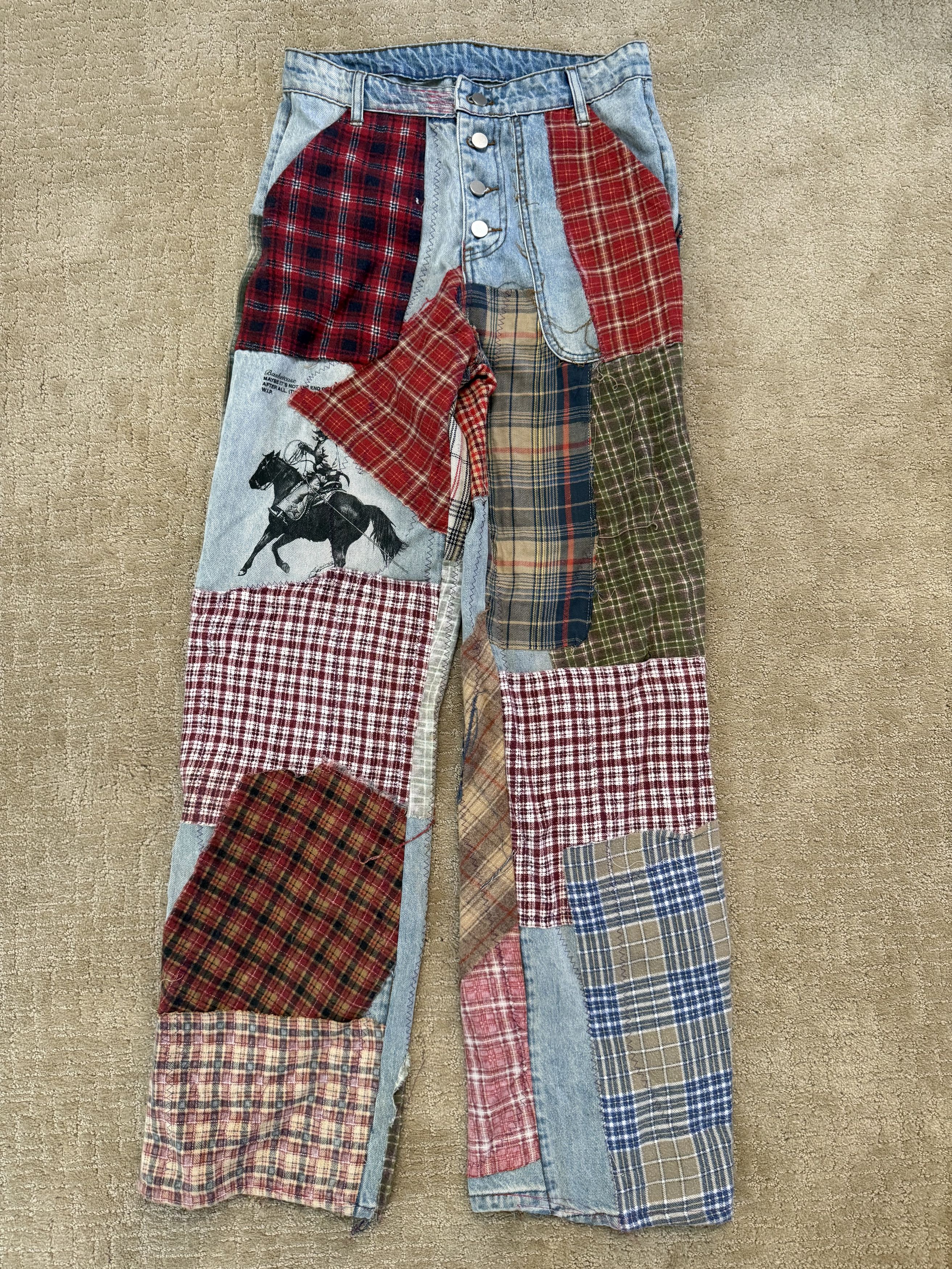 basketcase gallery Basketcase Gallery "Scarecrow Patchwork Denim" Size US 32 / EU 48 - 1 Thumbnail
