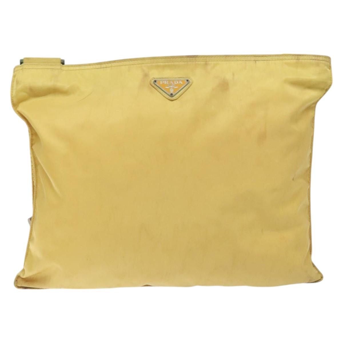 Prada PRADA Shoulder Bag Nylon Yellow Size ONE SIZE - 2 Thumbnail
