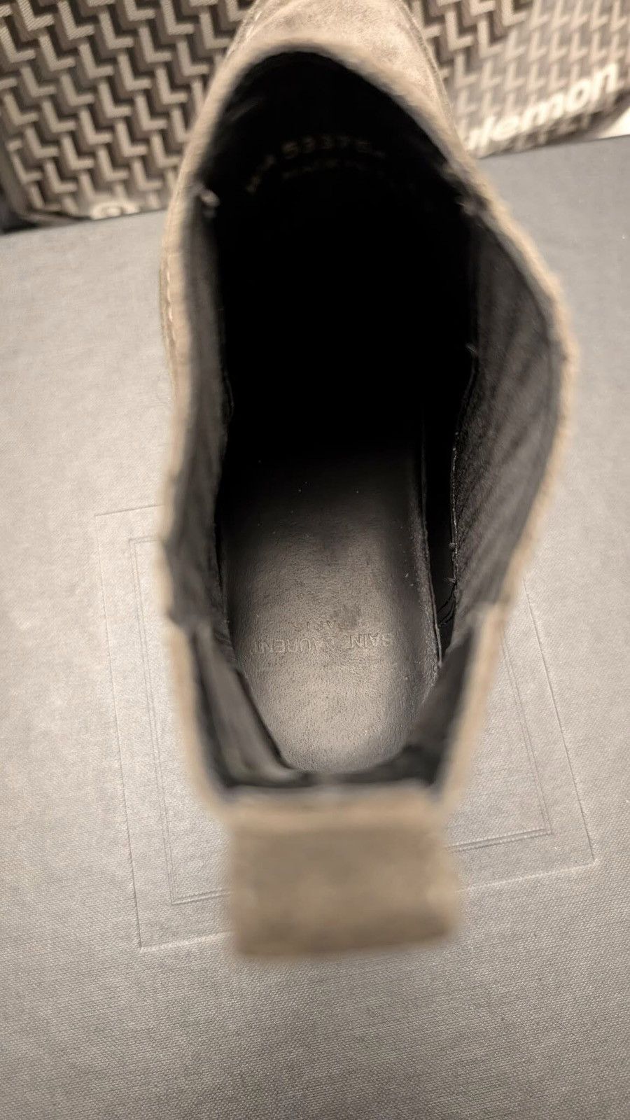 Saint Laurent Paris Saint Laurent Suede Chelsea Boots Beige/Grey Size US 8 / EU 41 - 4 Thumbnail
