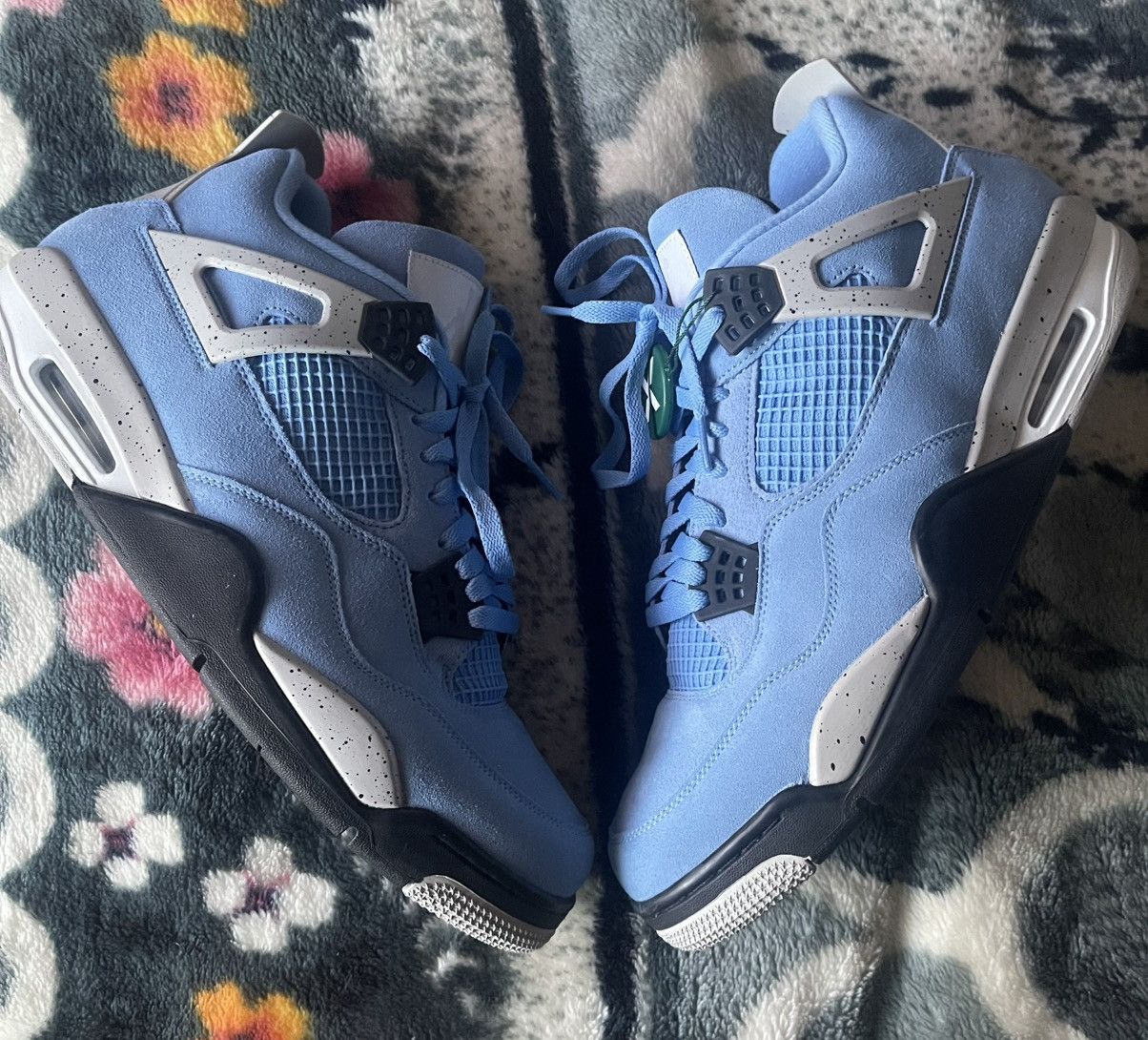 Jordan Brand Air Jordan 4 Retro University Blue Colorway Size US 14 / EU 47 - 10 Thumbnail