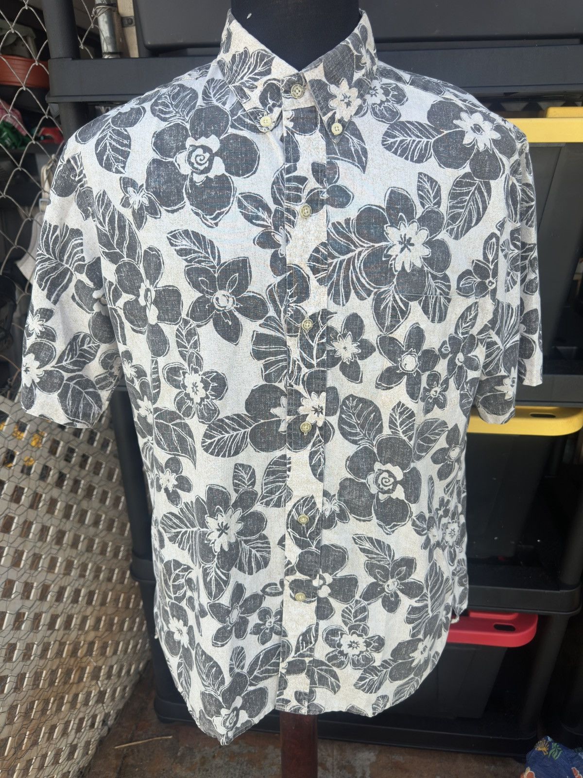 Reyn Spooner PreOwned Reyn Spooner Classic Hawaiian Print Men's L Size US L / EU 52-54 / 3 - 1 Thumbnail