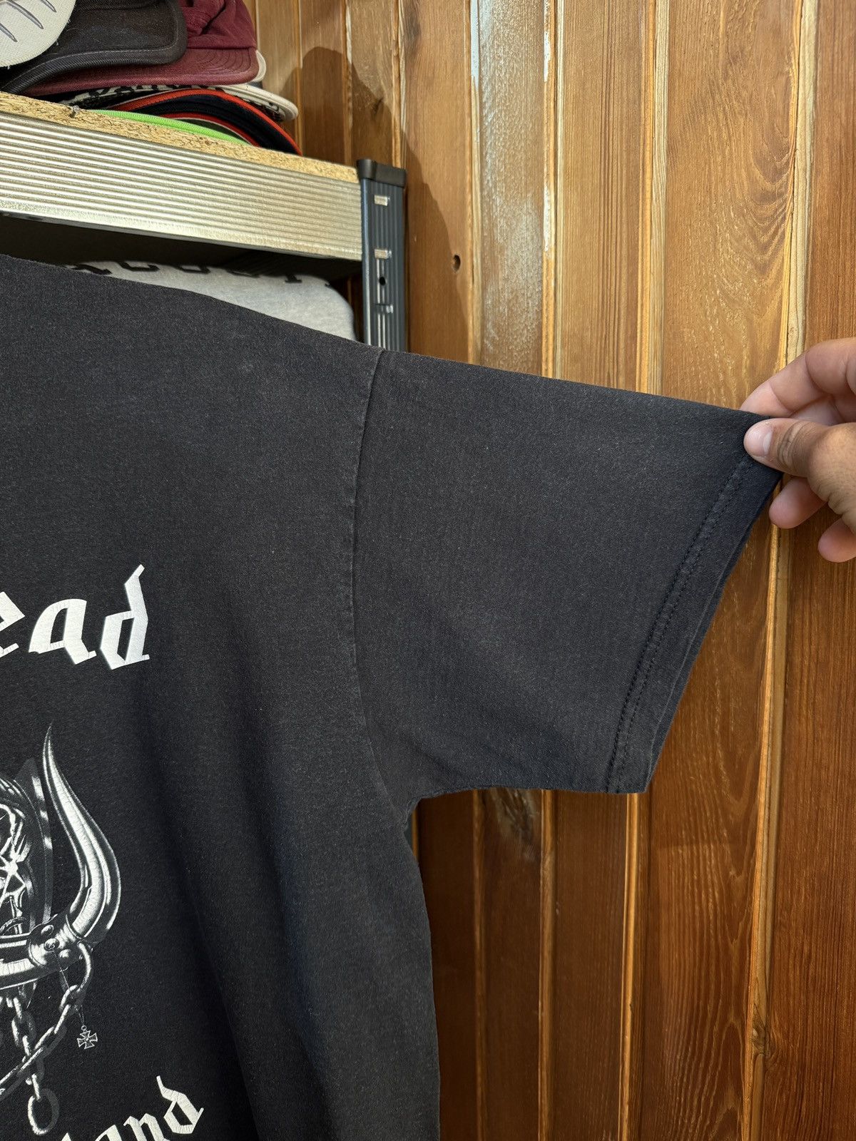 Band Tees 2004 Vintage Motörhead Deutschland Faded Black T-Shirt Size US XL / EU 56 / 4 - 10 Thumbnail