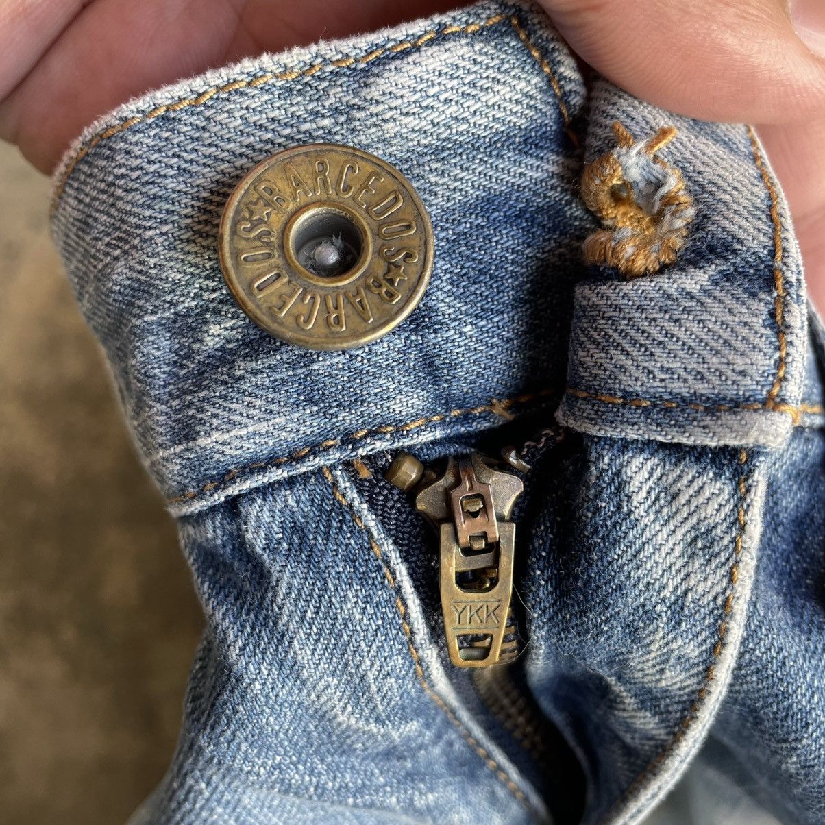 Japanese Brand 🔥Vintage Nylaus Stoned Washed Ripped Distress Denim Jeans Size US 30 / EU 46 - 11 Thumbnail