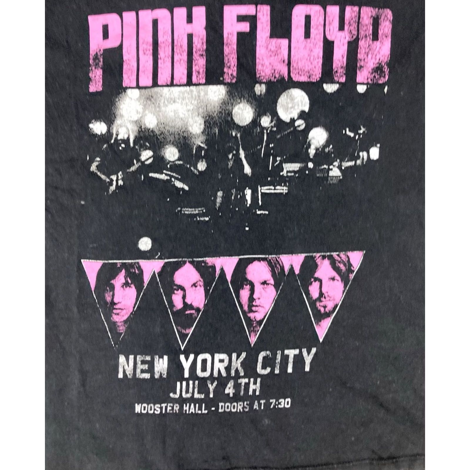 Vintage VINTAGE Pink Floyd New York City July 4th Wooster Hall Graphic T-shirt Women XS Music Shirt XS Black City Music Retro Size XS / US 0-2 / IT 36-38 - 2 Thumbnail